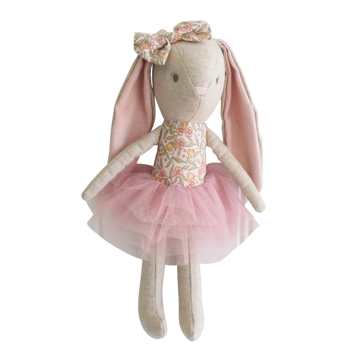 Linen Baby Pearl Toy Blossom Lily Pink