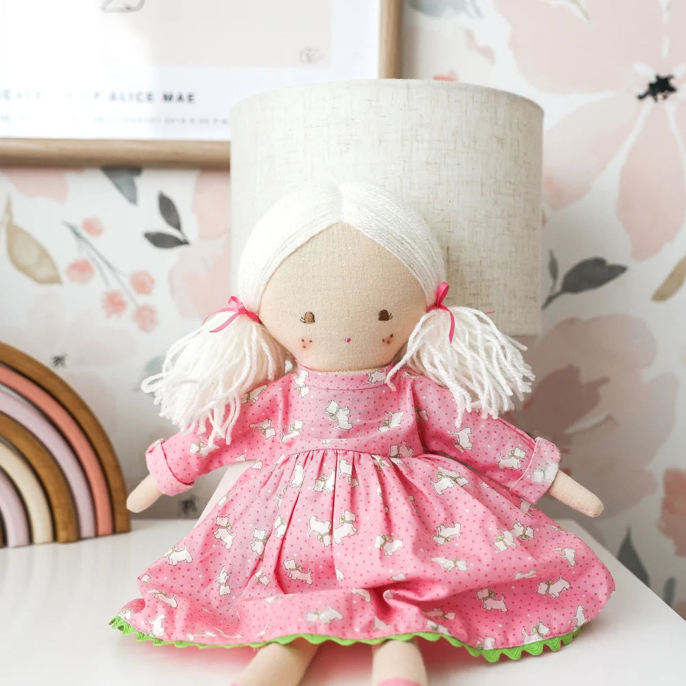 Matilda Doll Pink Puppies