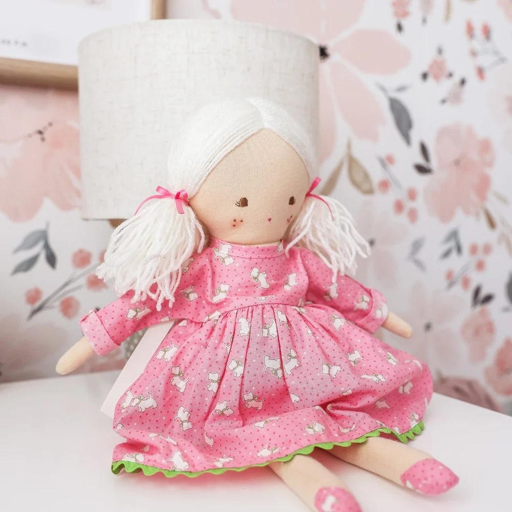 Matilda Doll Pink Puppies