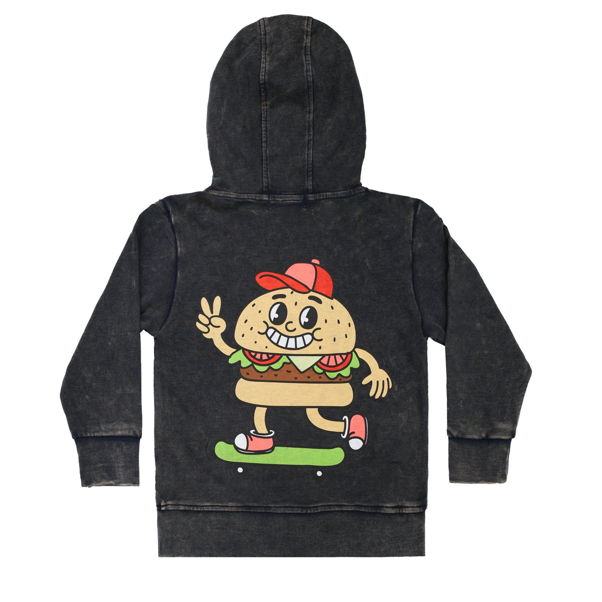 Navy Wash Burger Hood