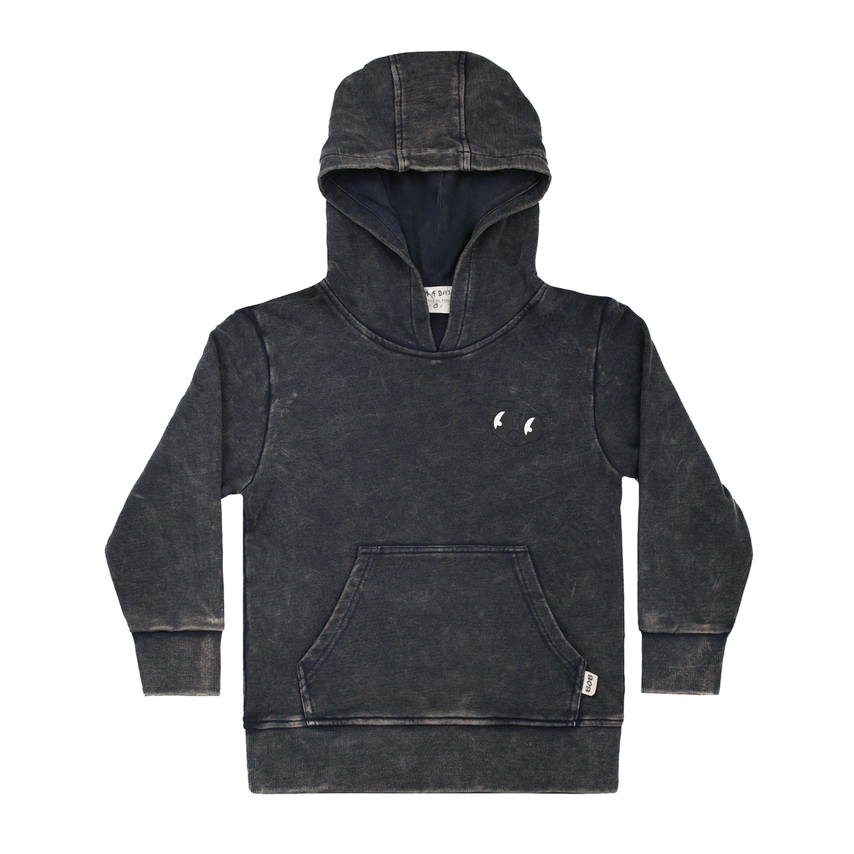 Navy Wash Burger Hood