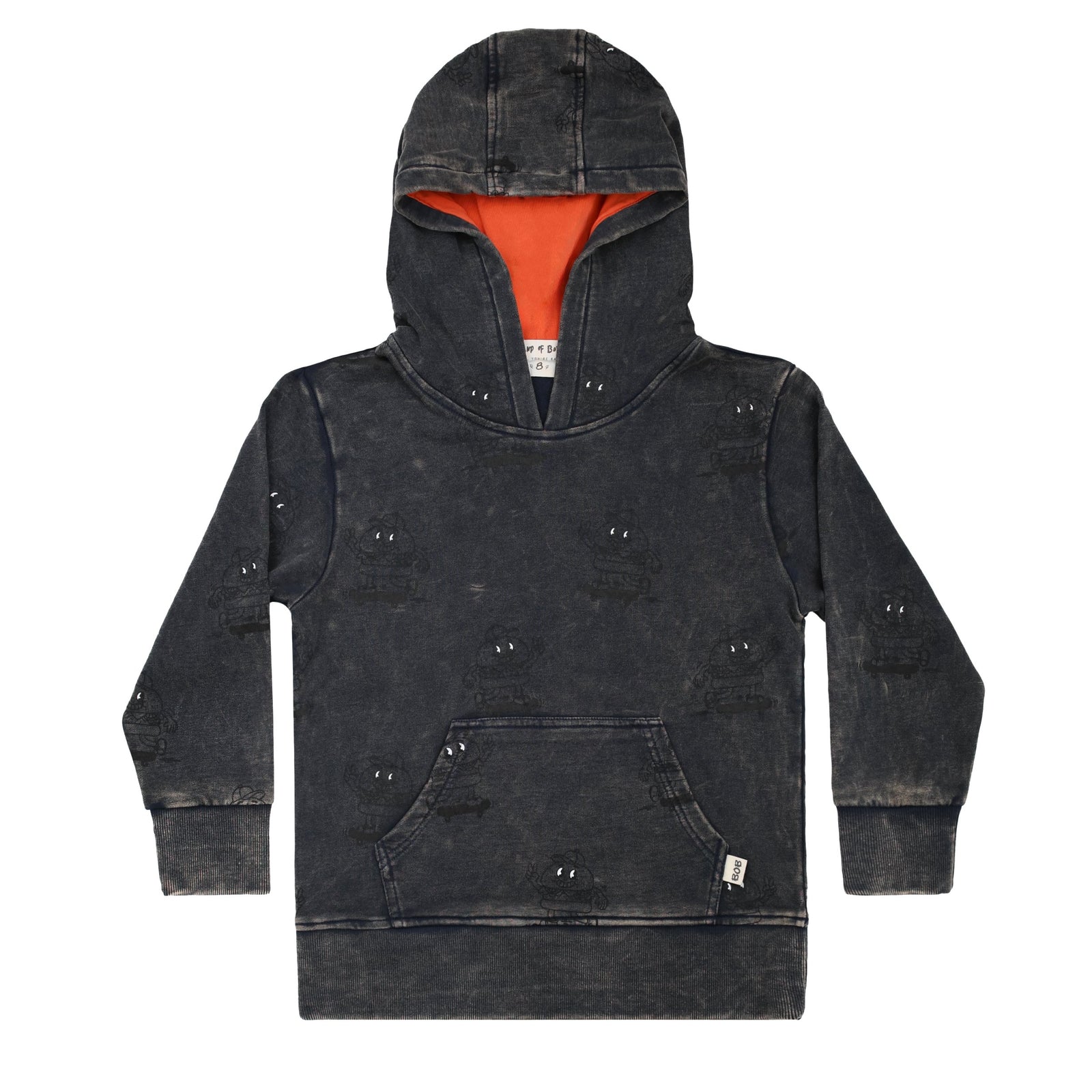 Navy Wash Burger Repeat Hood