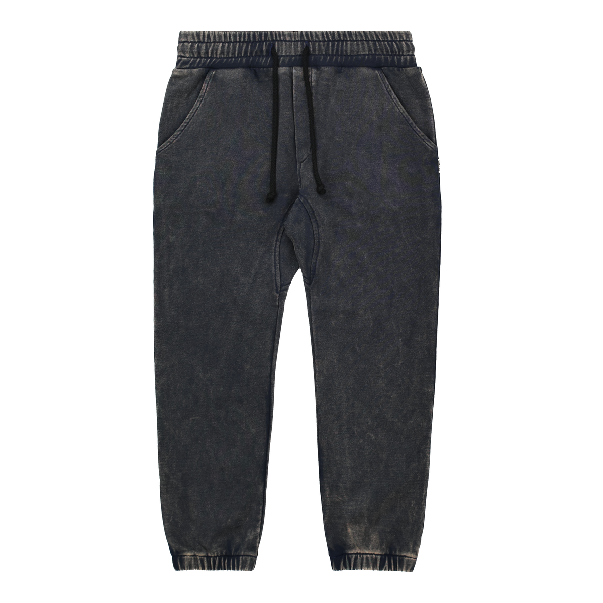 Navy Wash Track Pants