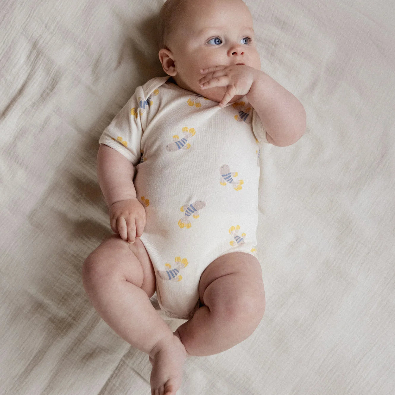 Short Sleeve Bodysuit - Fish Fable Print