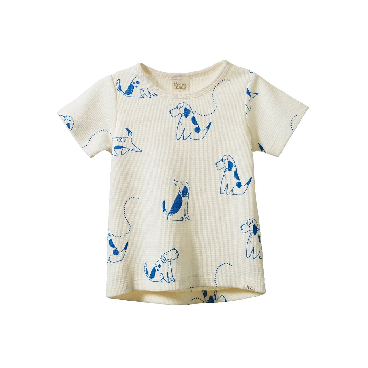 River Tee Waffle - Dog Walk Print