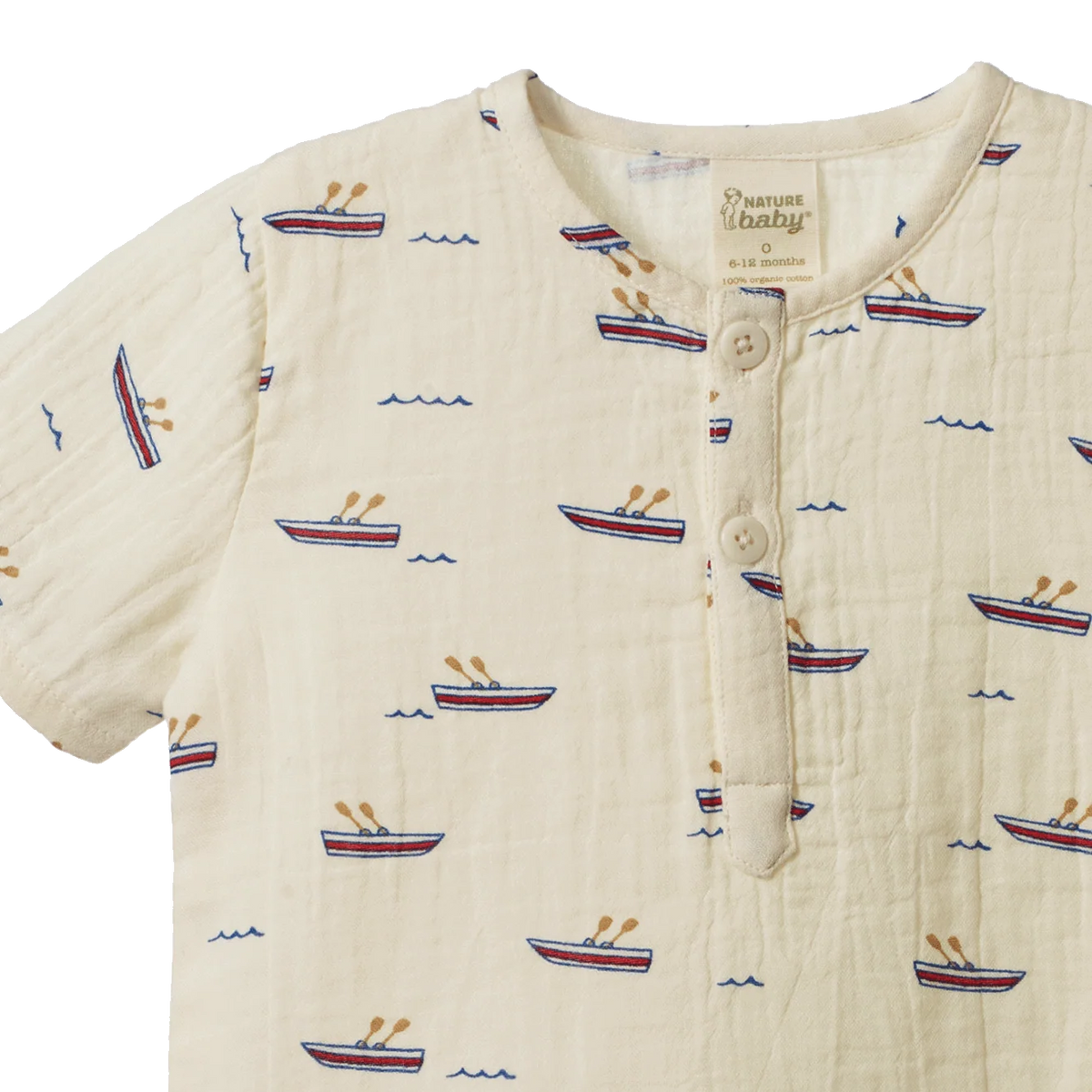 SS Caravan Shirt Muslin - Row Boats Print
