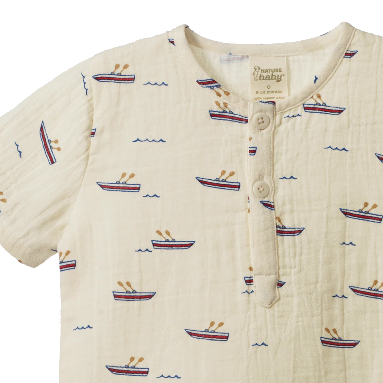 SS Caravan Shirt Muslin - Row Boats Print