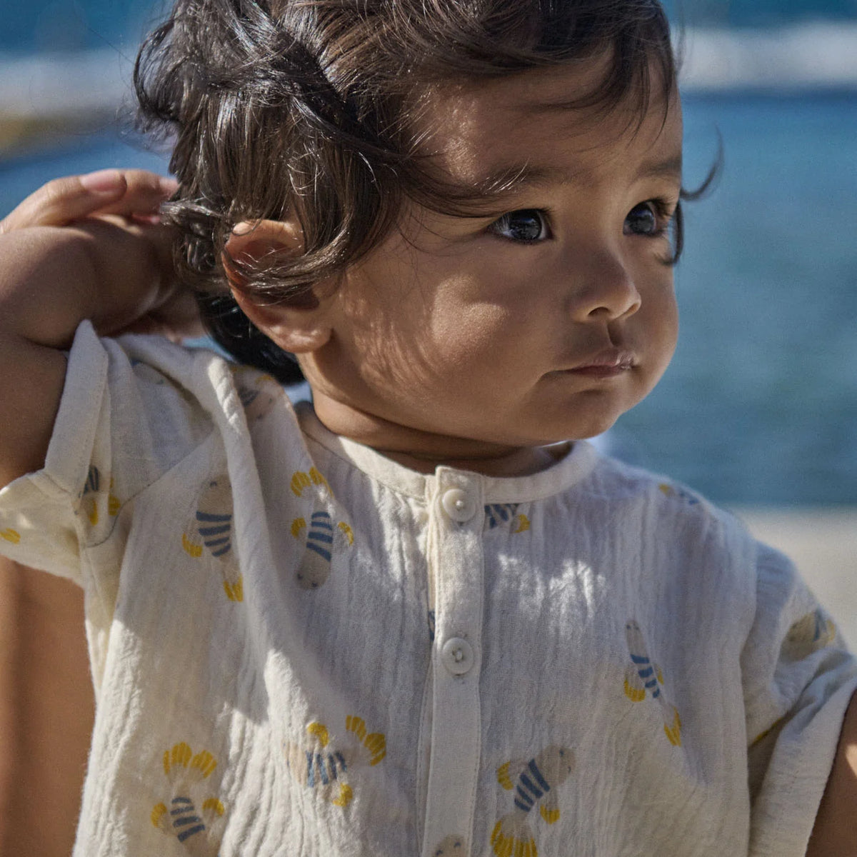 Ss Caravan Shirt Muslin - Fish Fable Print