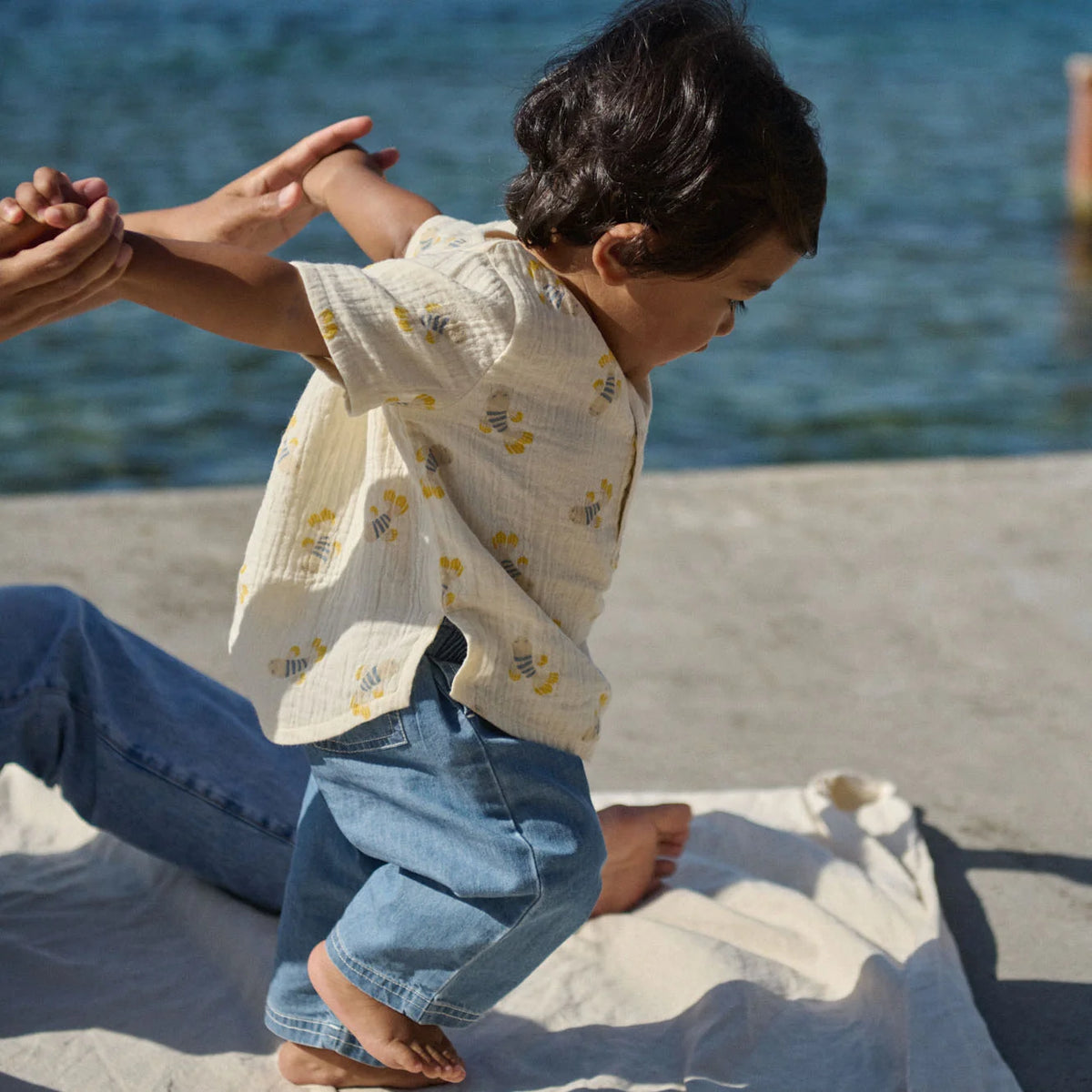 Ss Caravan Shirt Muslin - Fish Fable Print