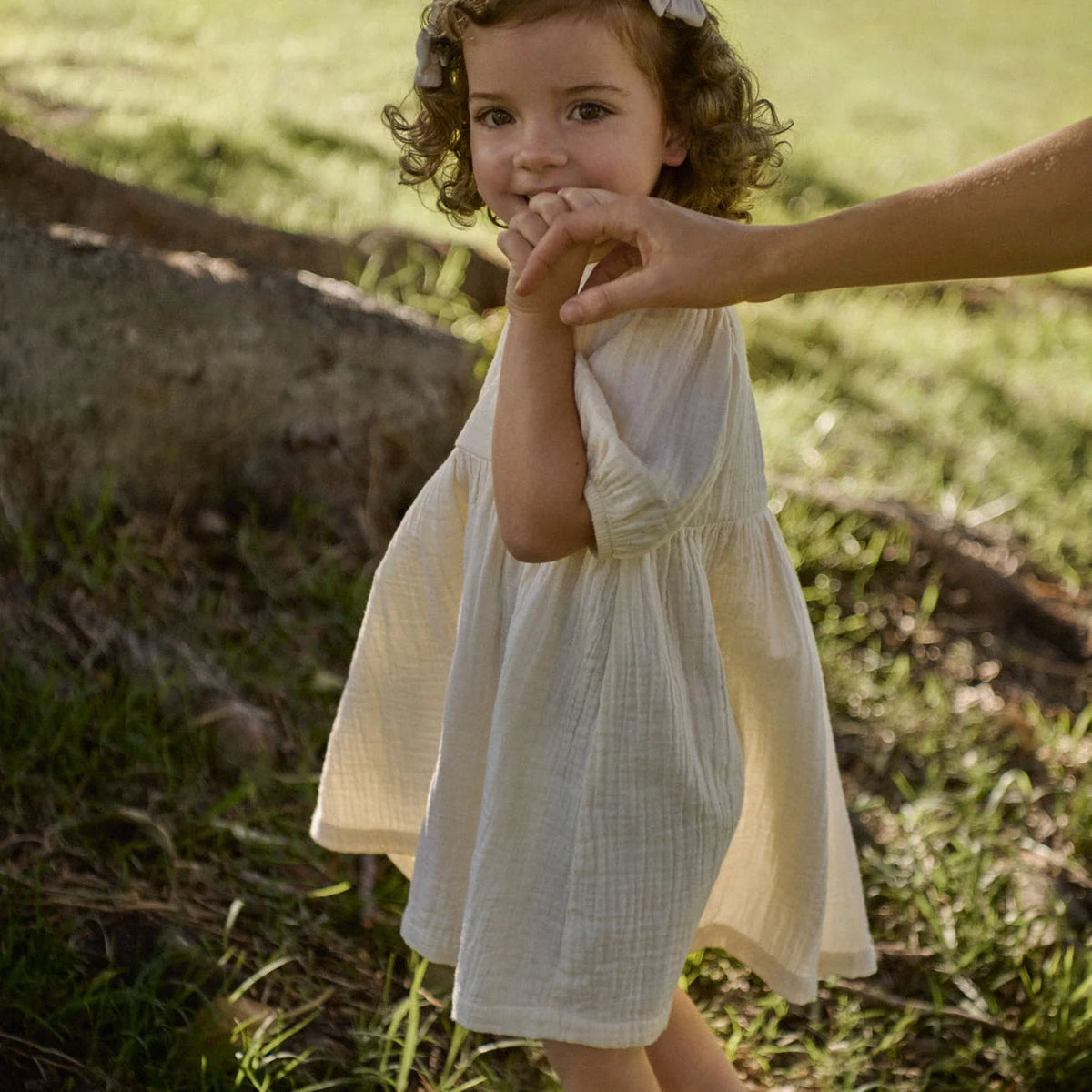 Albertine Dress Muslin - Natural