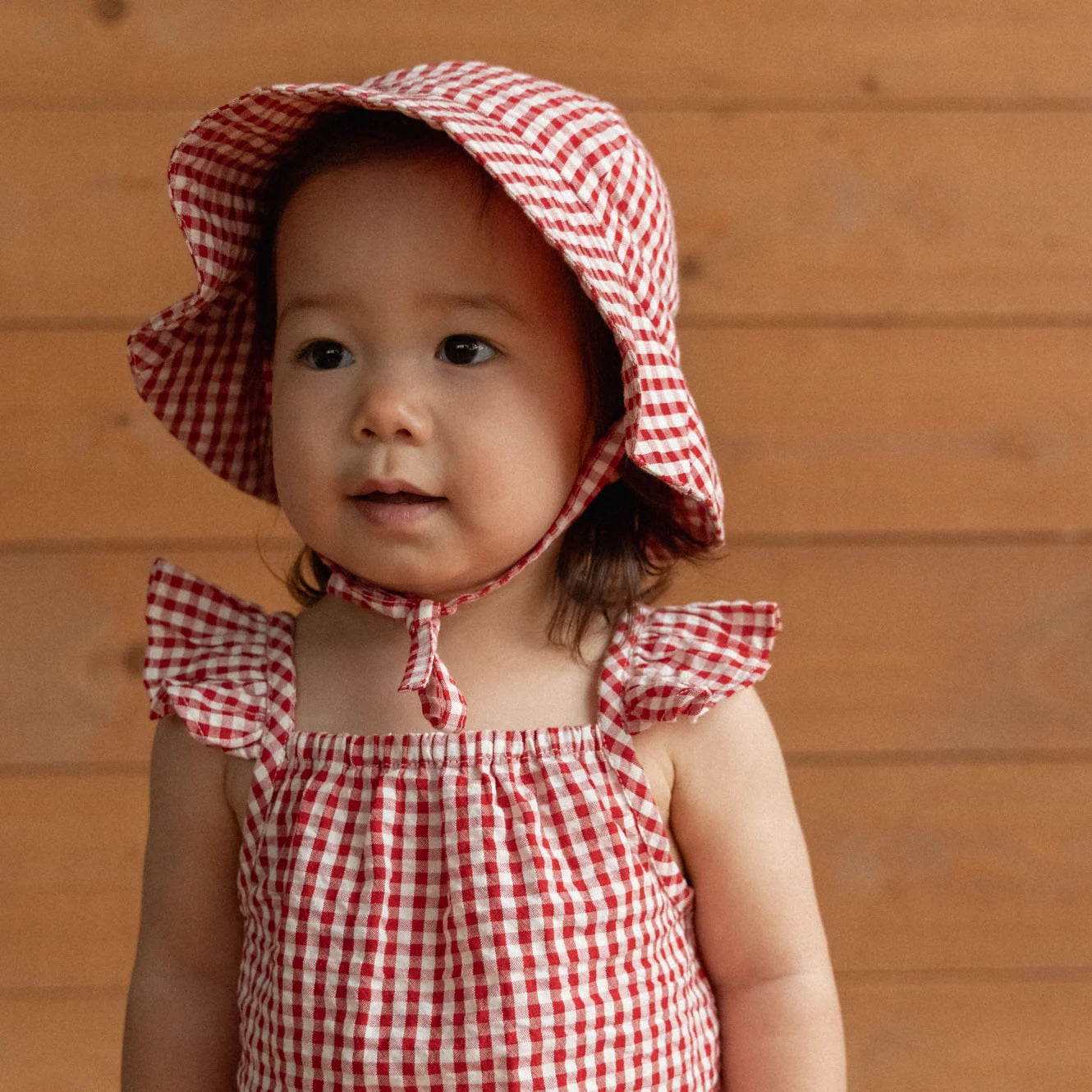 Sunhat - Red Gingham