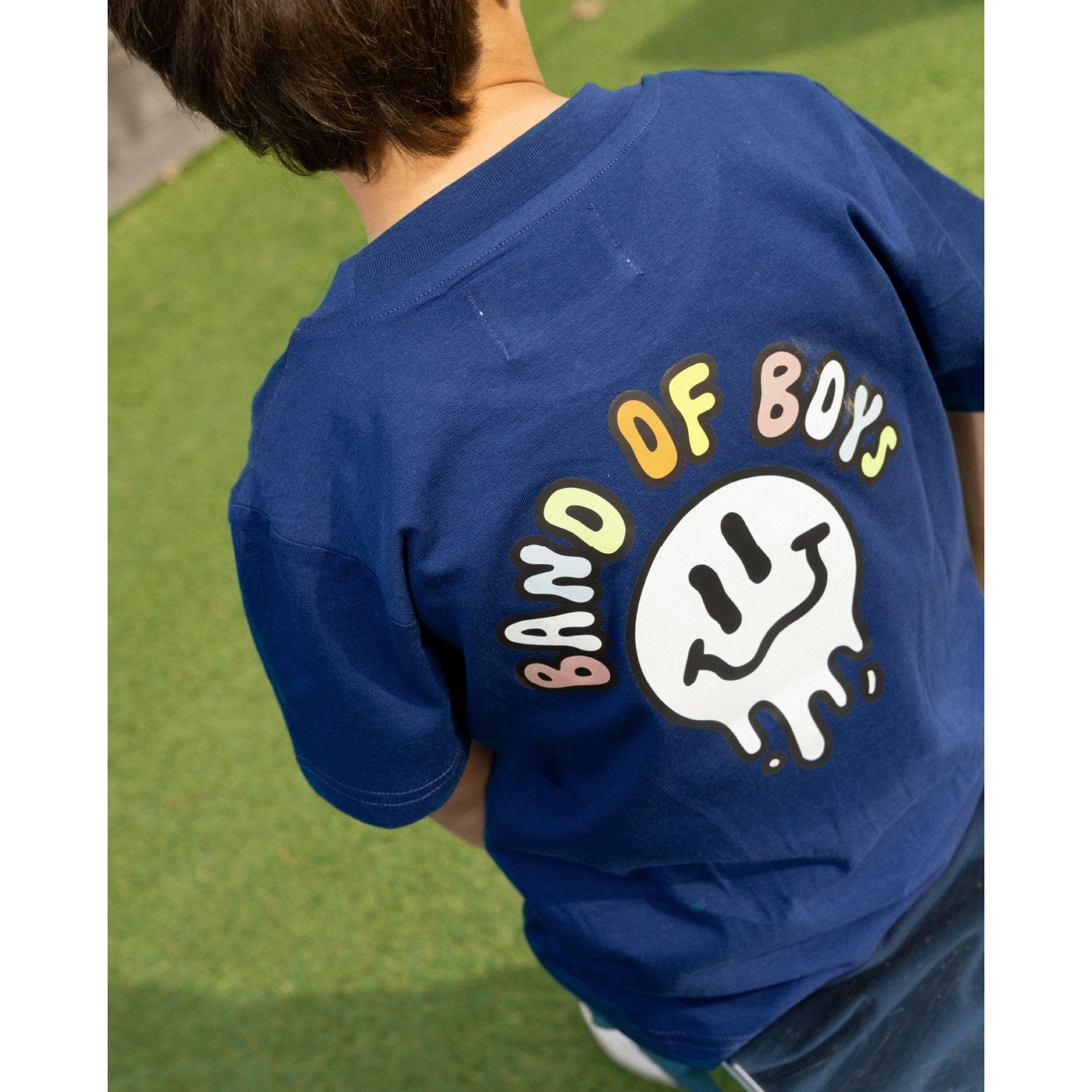Navy BOB Smiles Tee