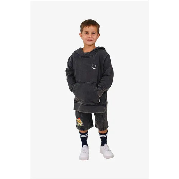 Navy Wash Burger Hood