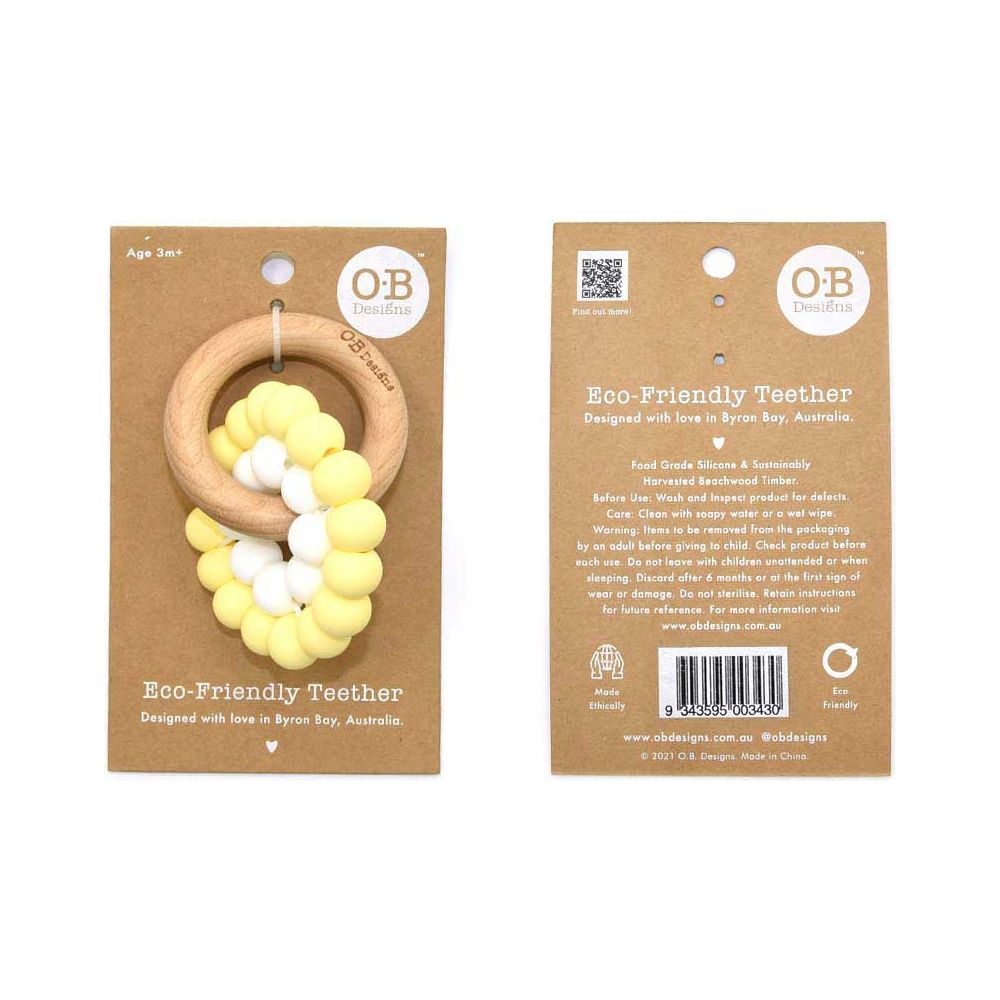 Eco-Friendly Teether - Lemon