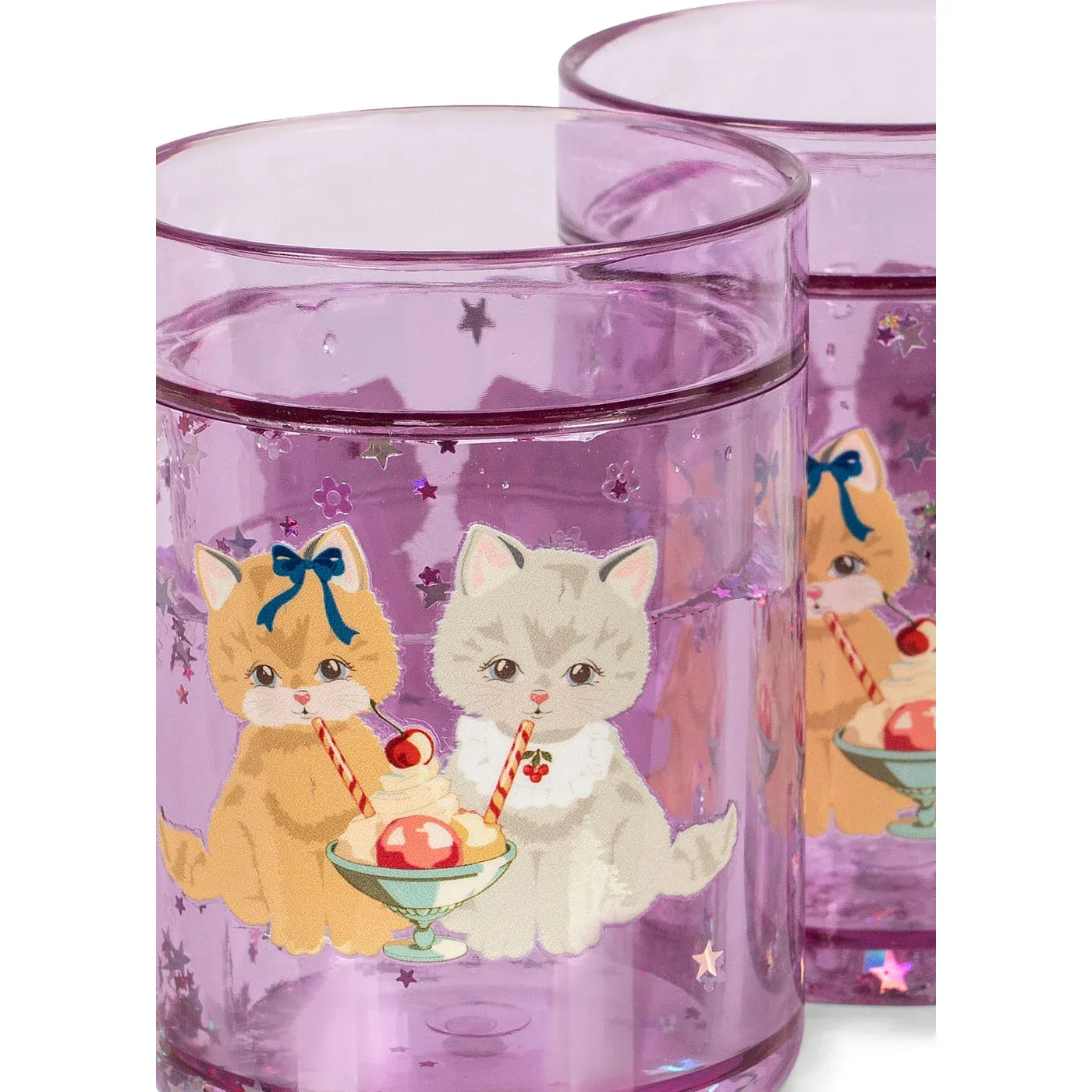 2 Pack Glitter Cups - Kitty Gelateria