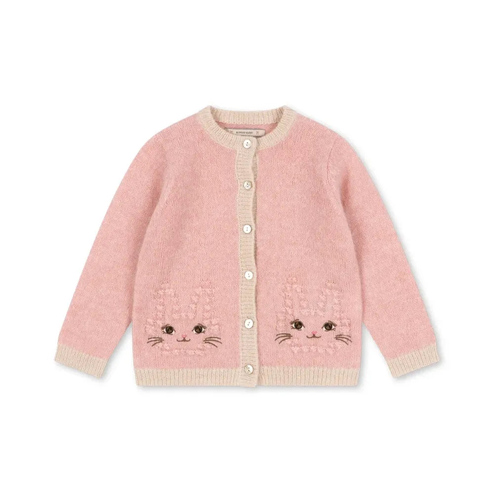Kitty Cardigan - Silver Pink