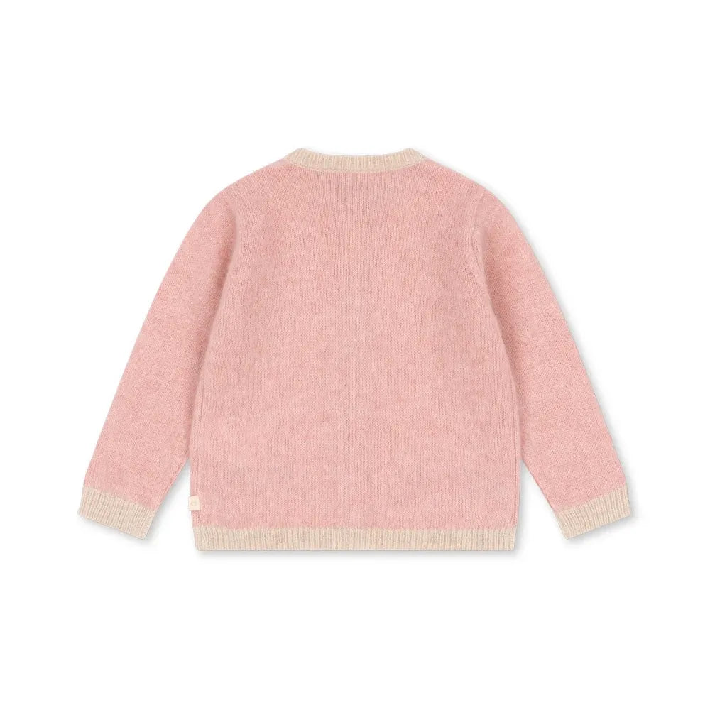 Kitty Cardigan - Silver Pink