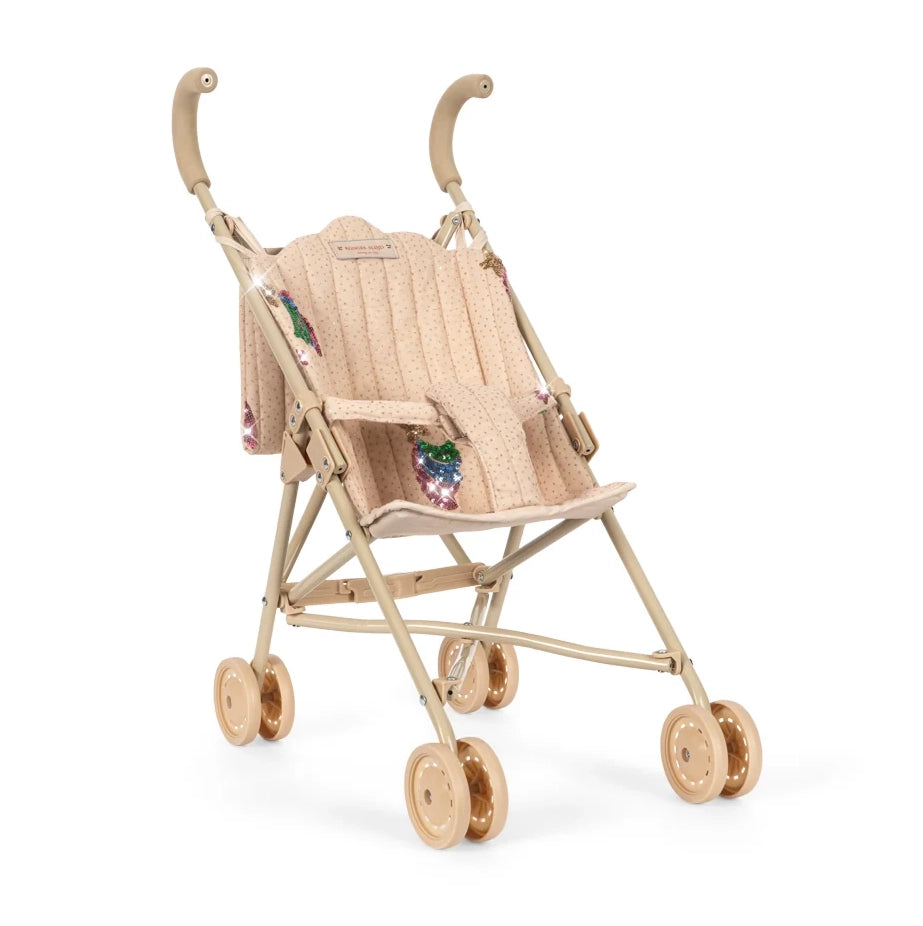 Tulle Doll Stroller - Rainbow Star