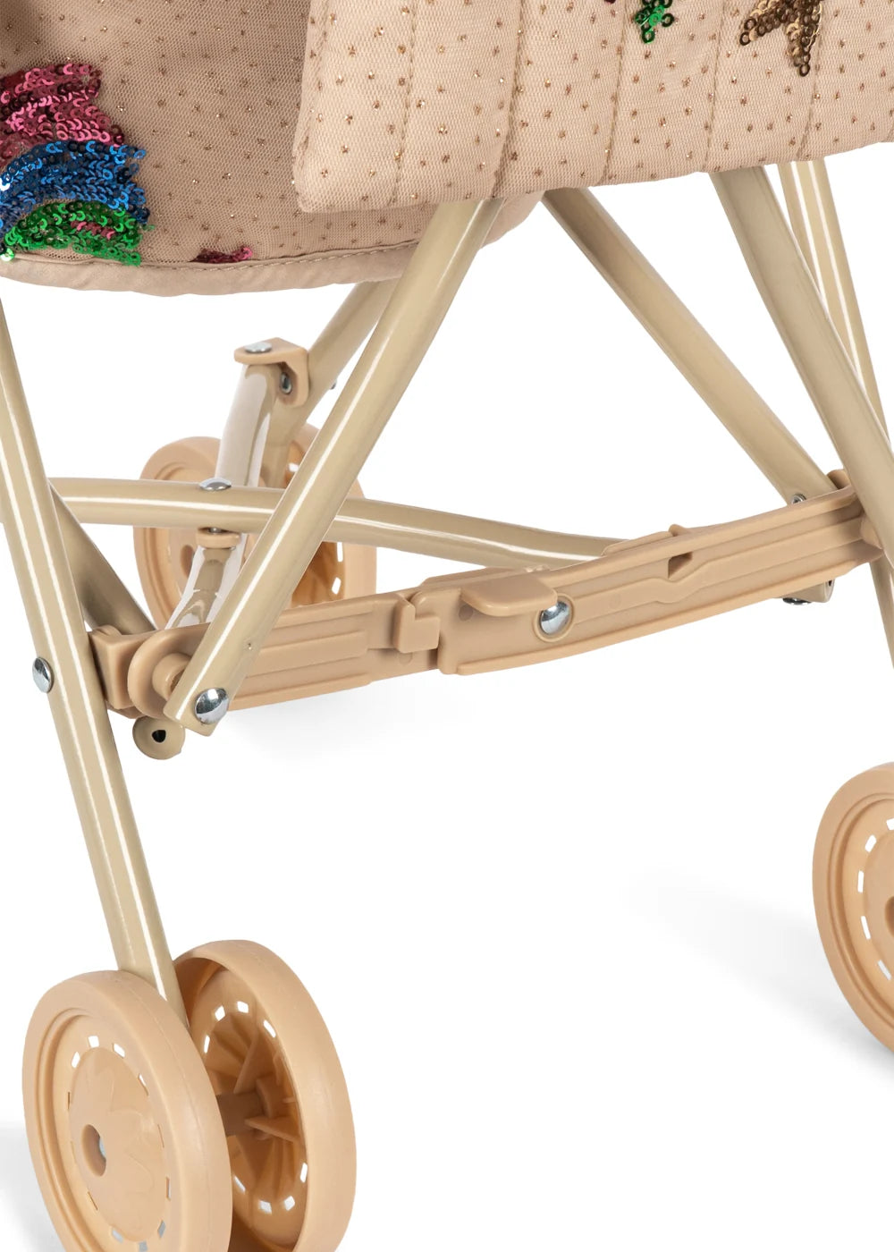 Tulle Doll Stroller - Rainbow Star