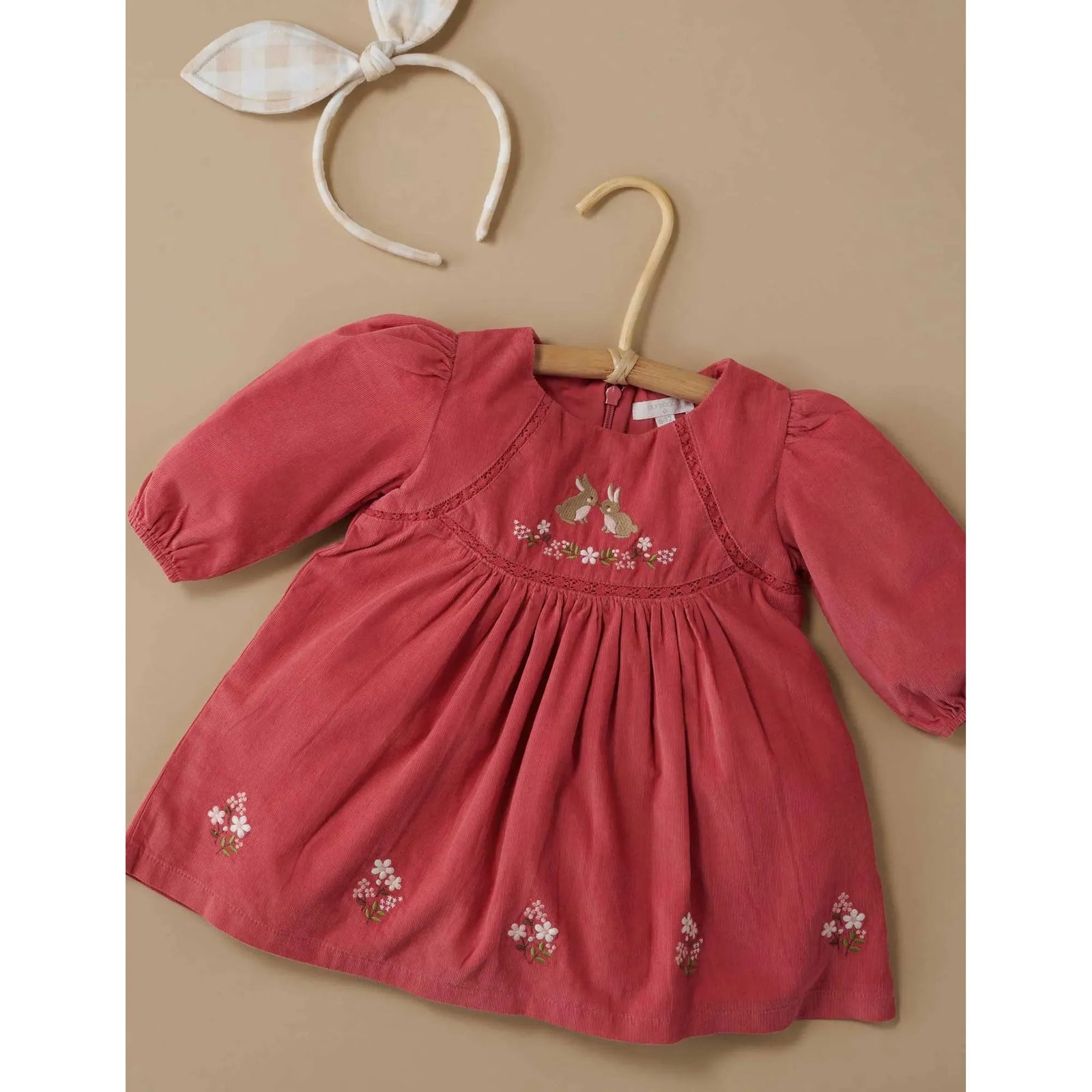 Corduroy Bunny Dress