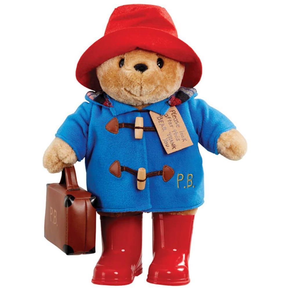 Large Classic Paddington Bear With Boots & Suitcase