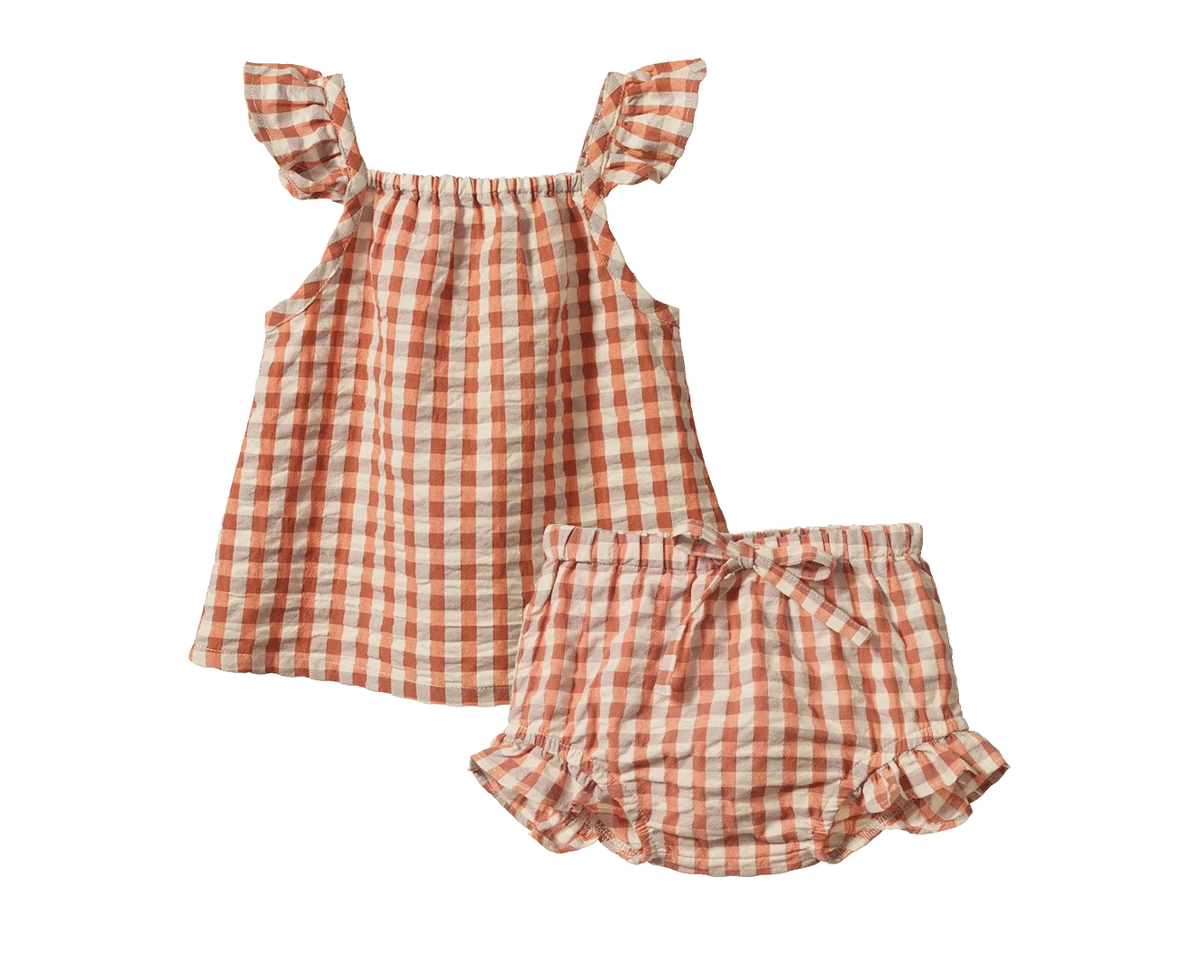 Petal Set - Dandelion Gingham