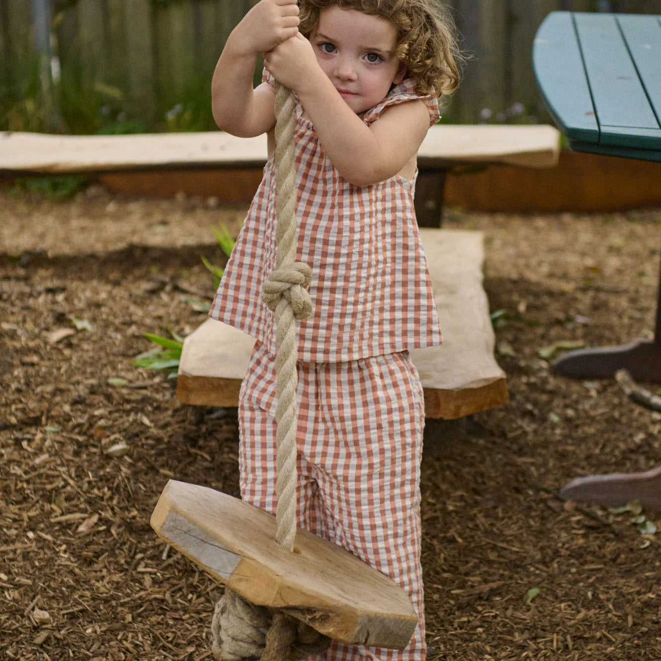 Pippin Pants - Dandelion Gingham
