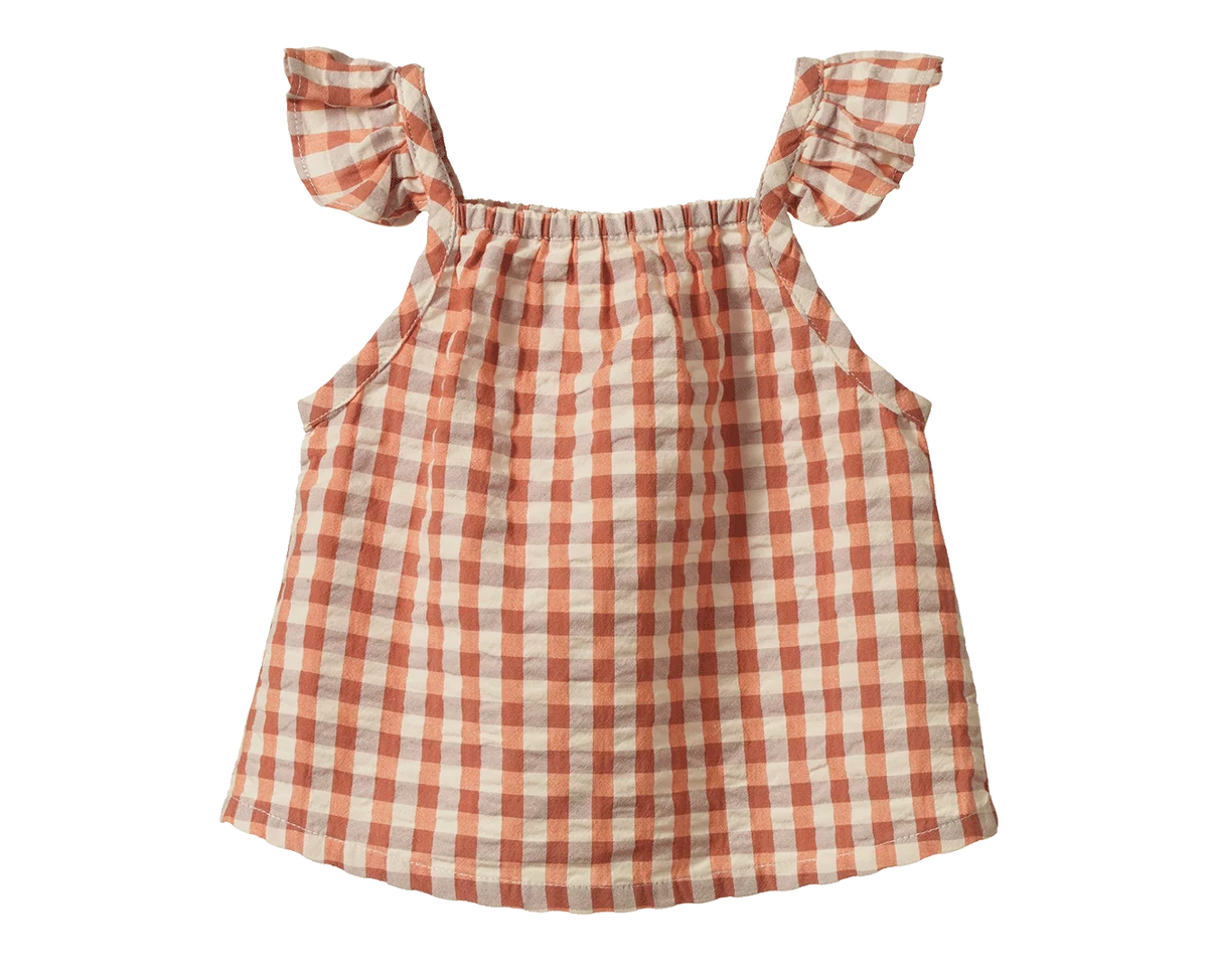 Petal Top - Dandelion Gingham