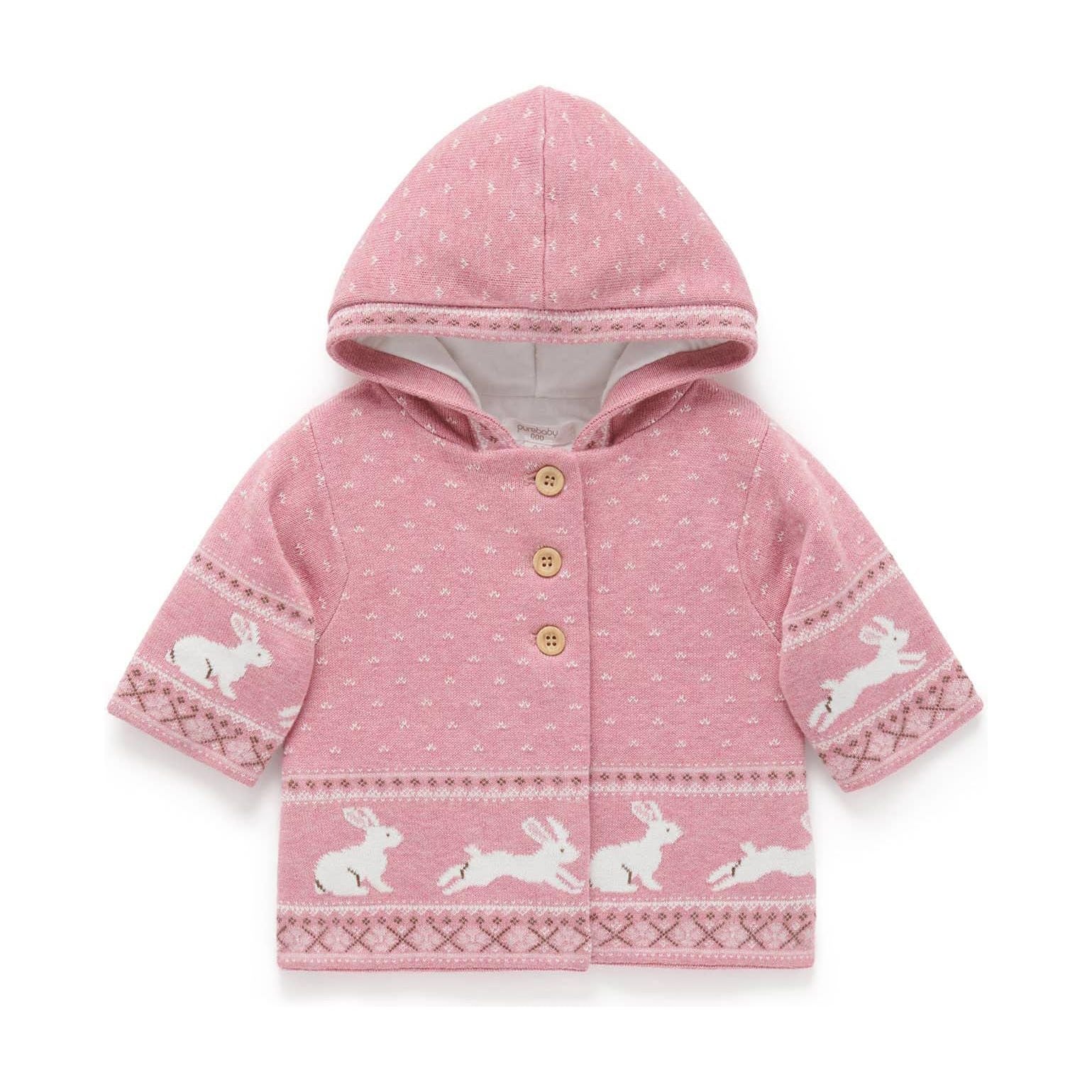 Bunny Knitted Padded Jacket