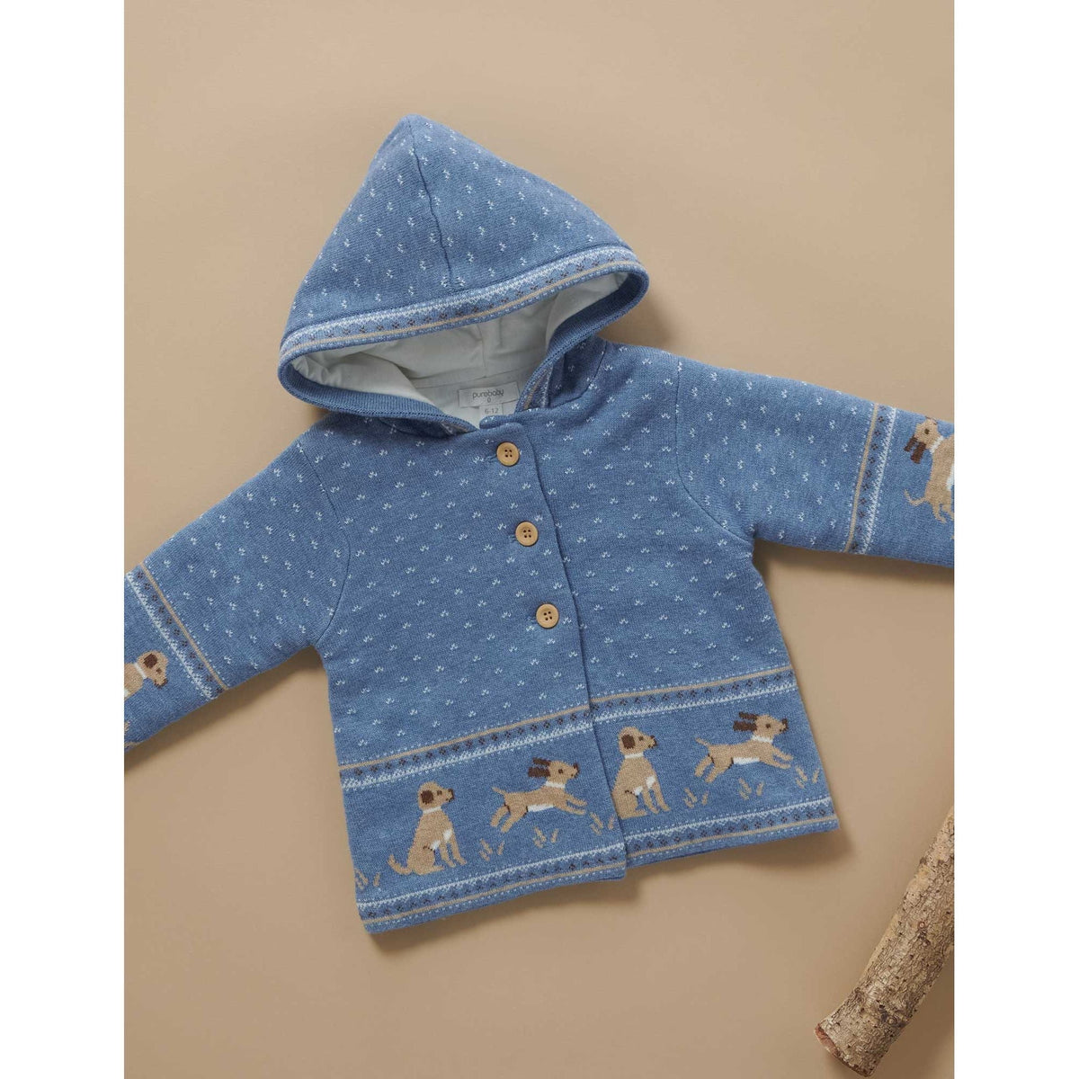 Doggy Knitted Padded Jacket