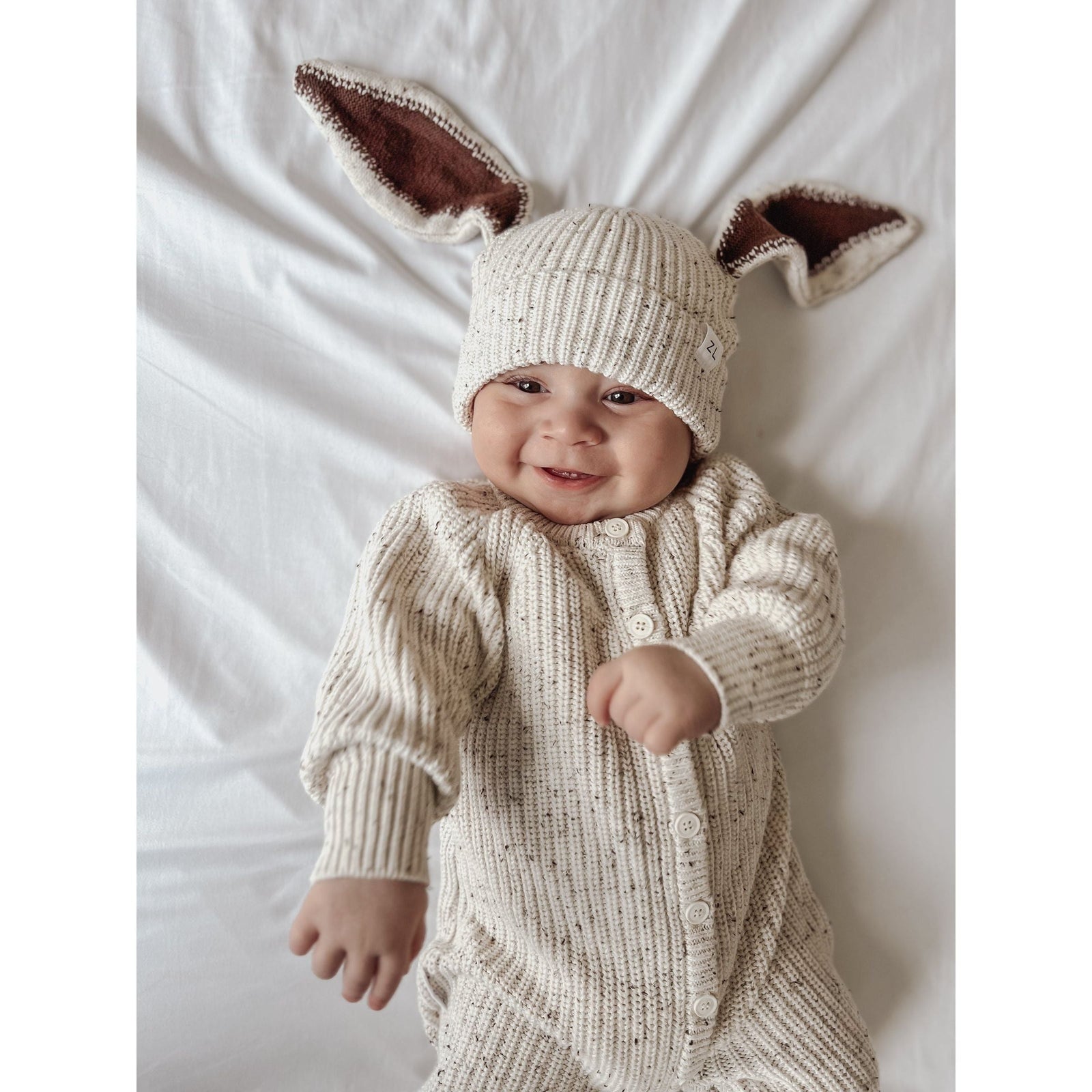 Beanie - Easter Cocoa Fleck