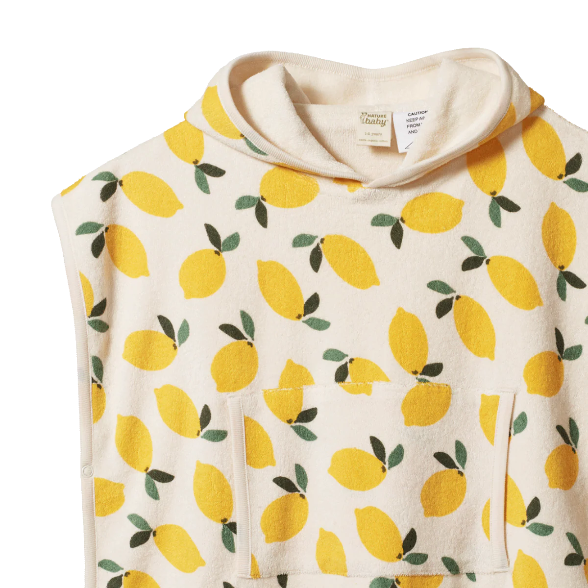 Poncho Towel - Lemon Print