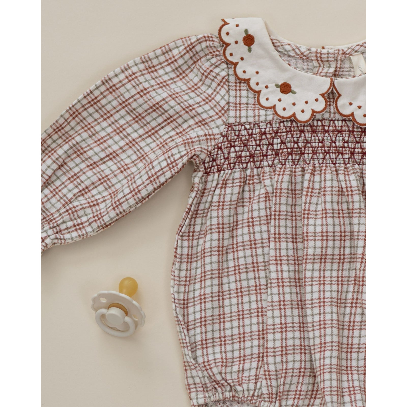 Callie Romper Christmas Plaid