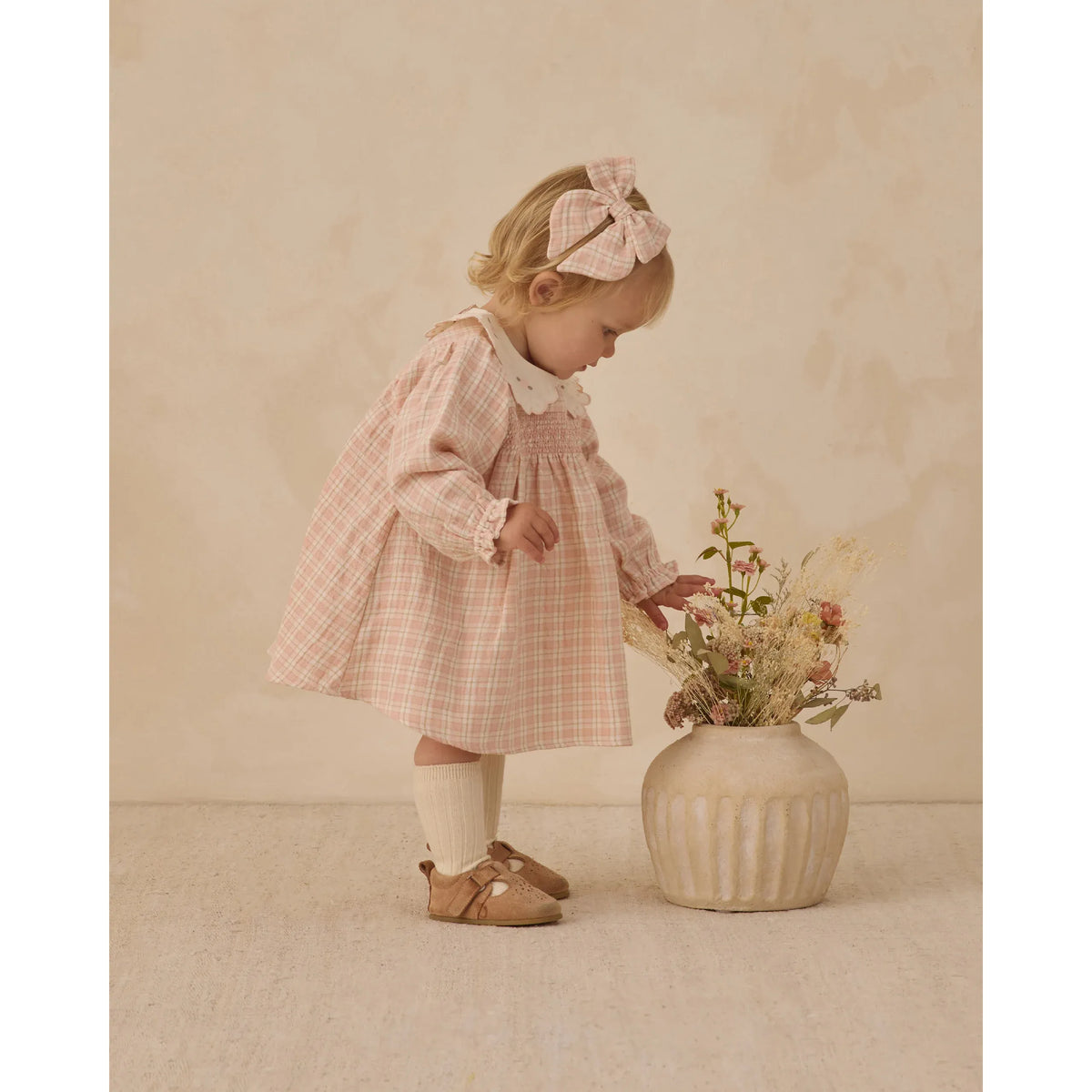 Callie Dress Pink Plaid