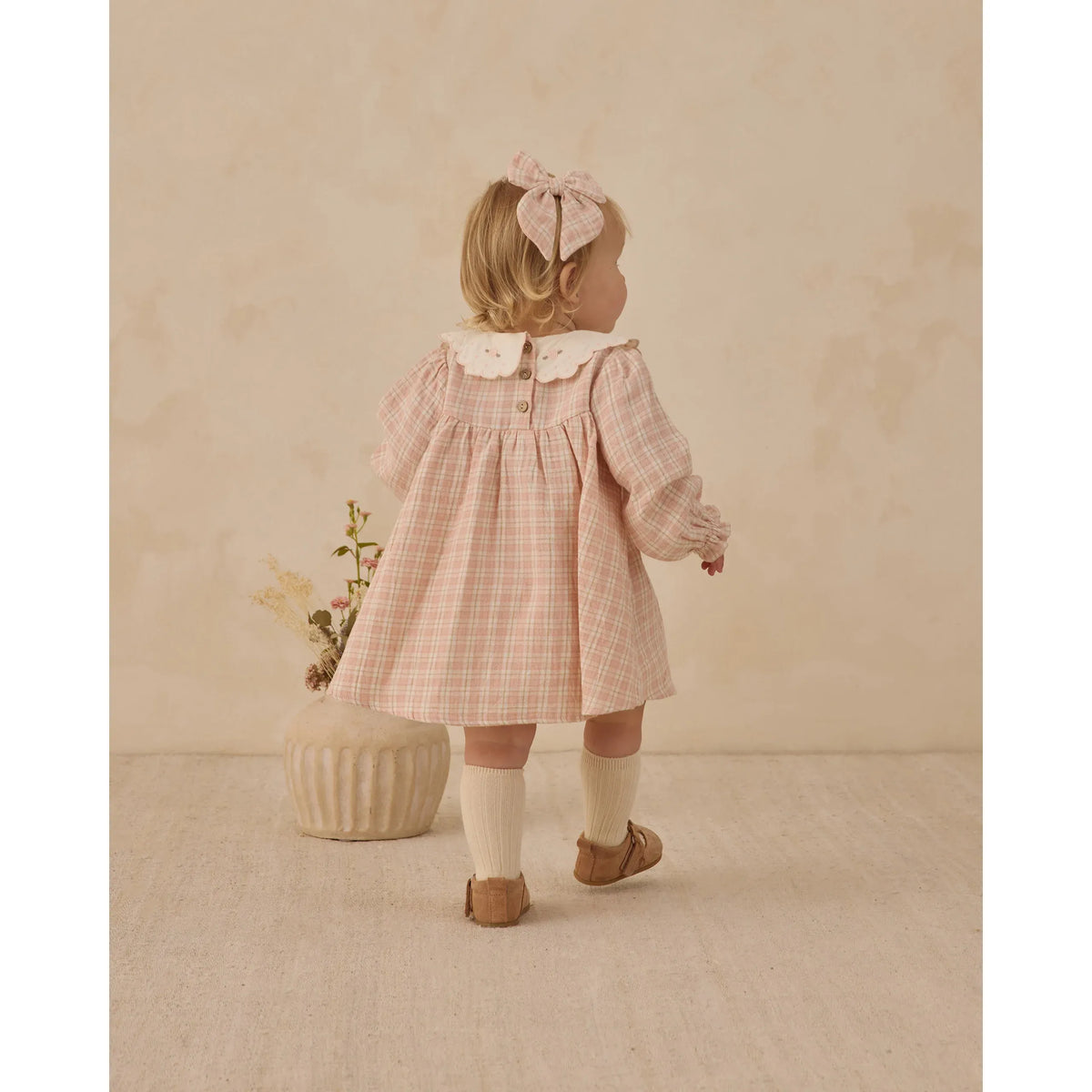 Callie Dress Pink Plaid