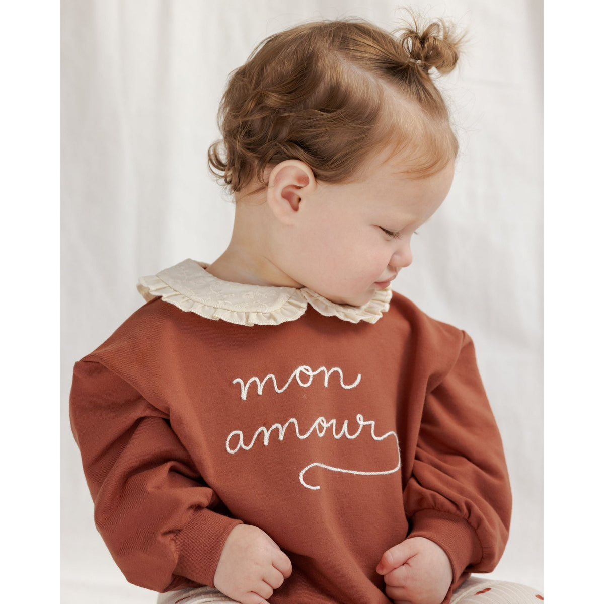 Collared Sweatshirt Mon Amour