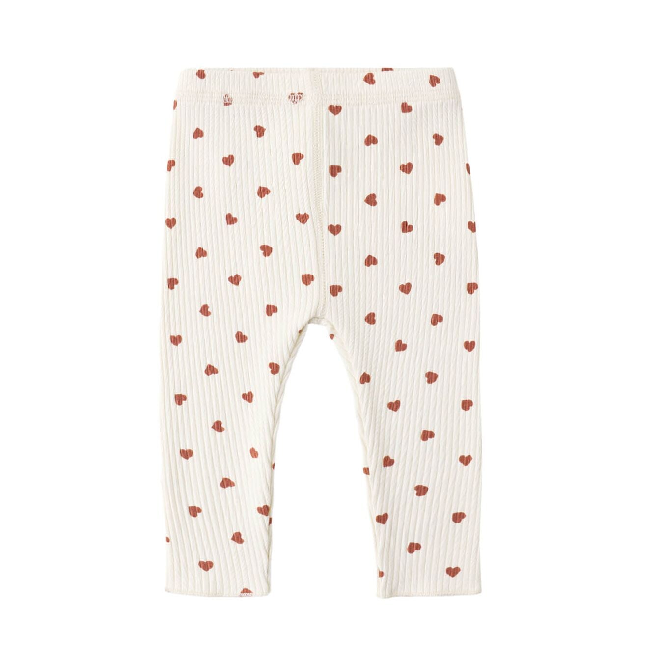 Ribbed Legging Red Hearts