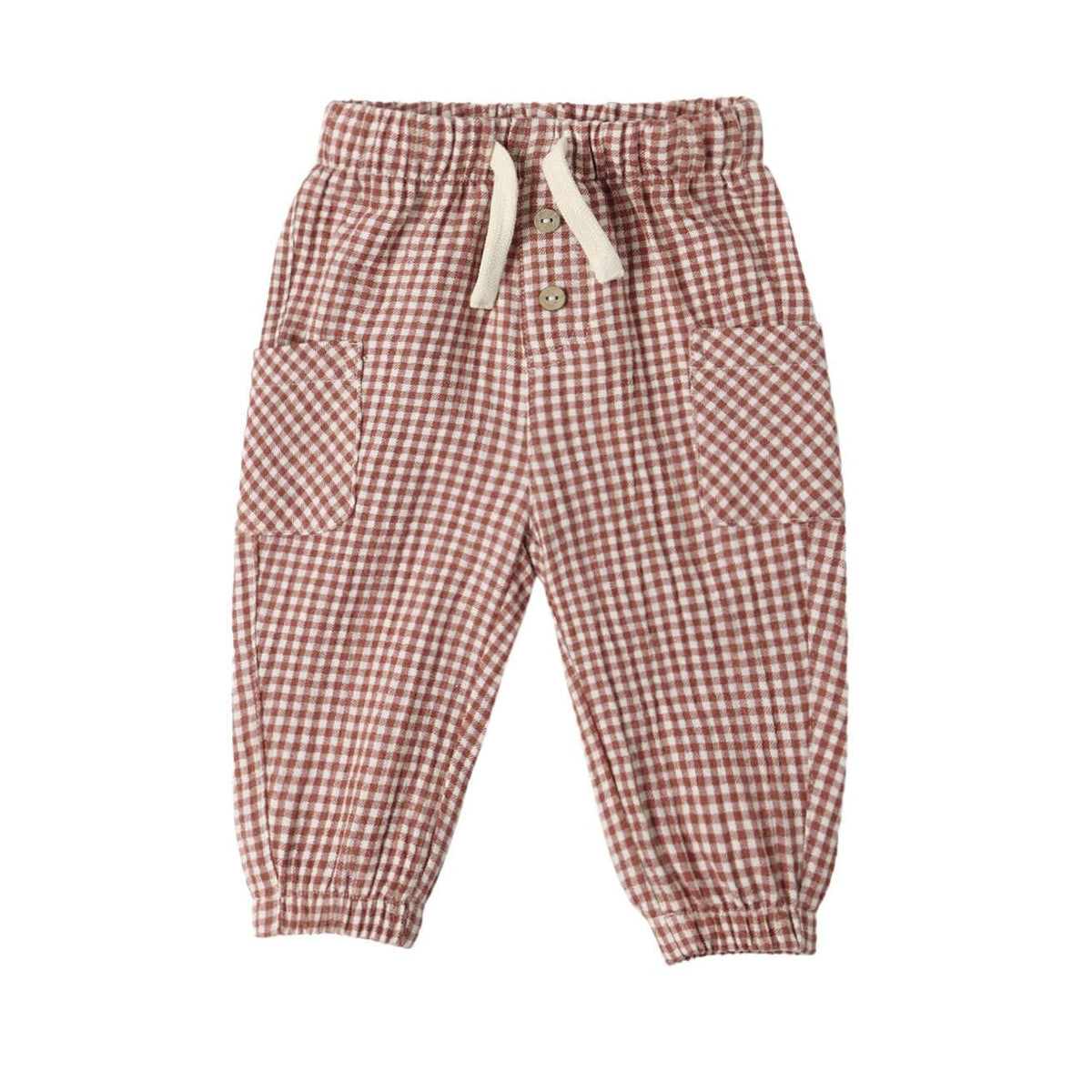 Luca Pant Red Gingham