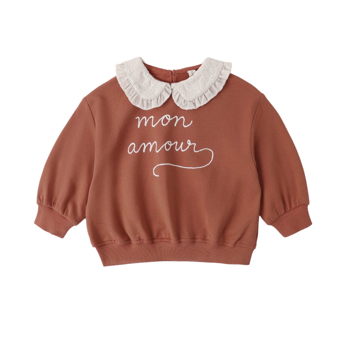 Collared Sweatshirt Mon Amour