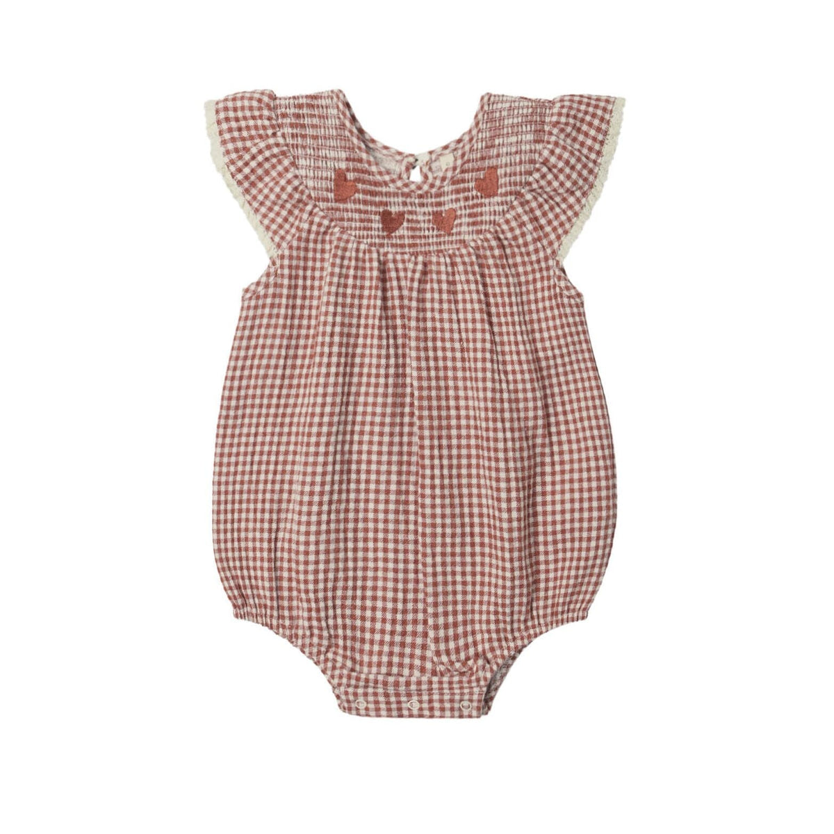 Lenore Romper Red Gingham