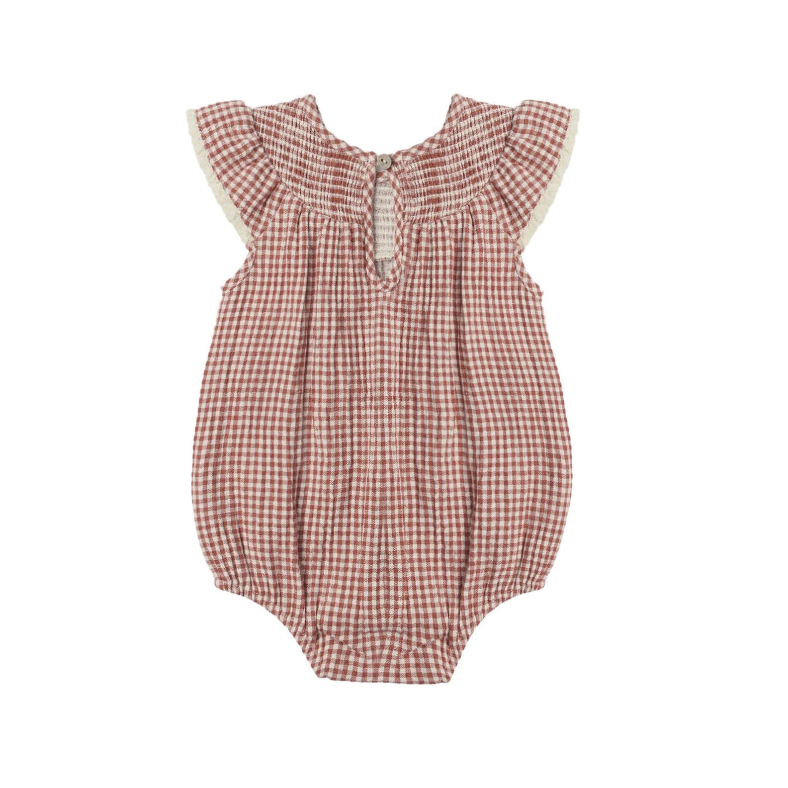 Lenore Romper Red Gingham