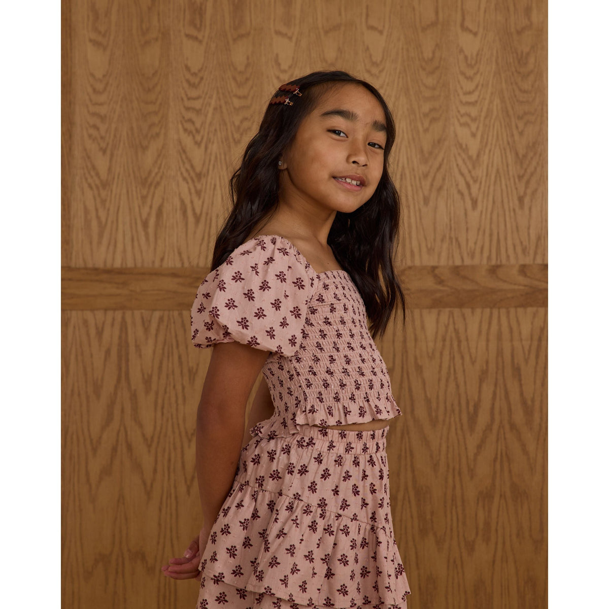 Trixie Top || Blush Fleur