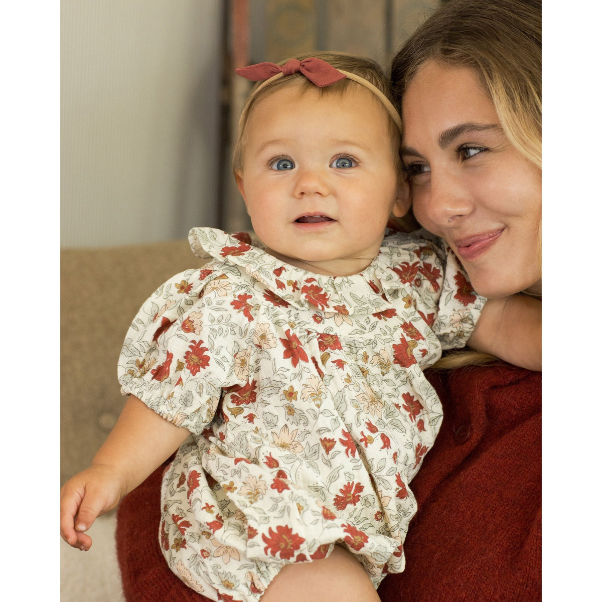 Lula Romper || Holiday Floral