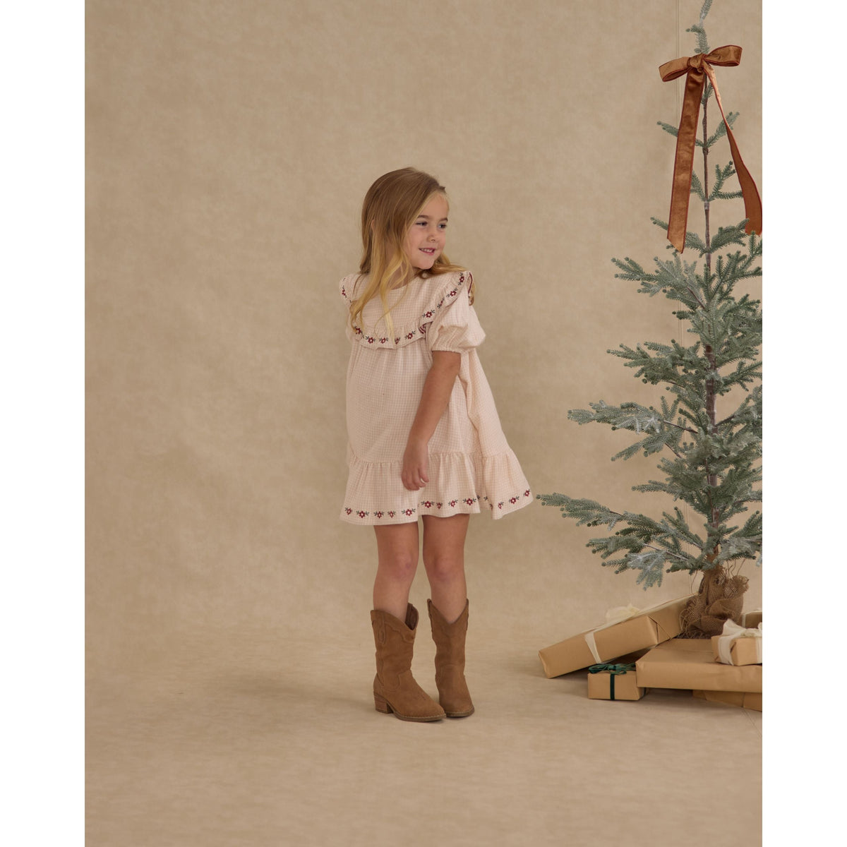 Cordelia Dress || Petal Gingham