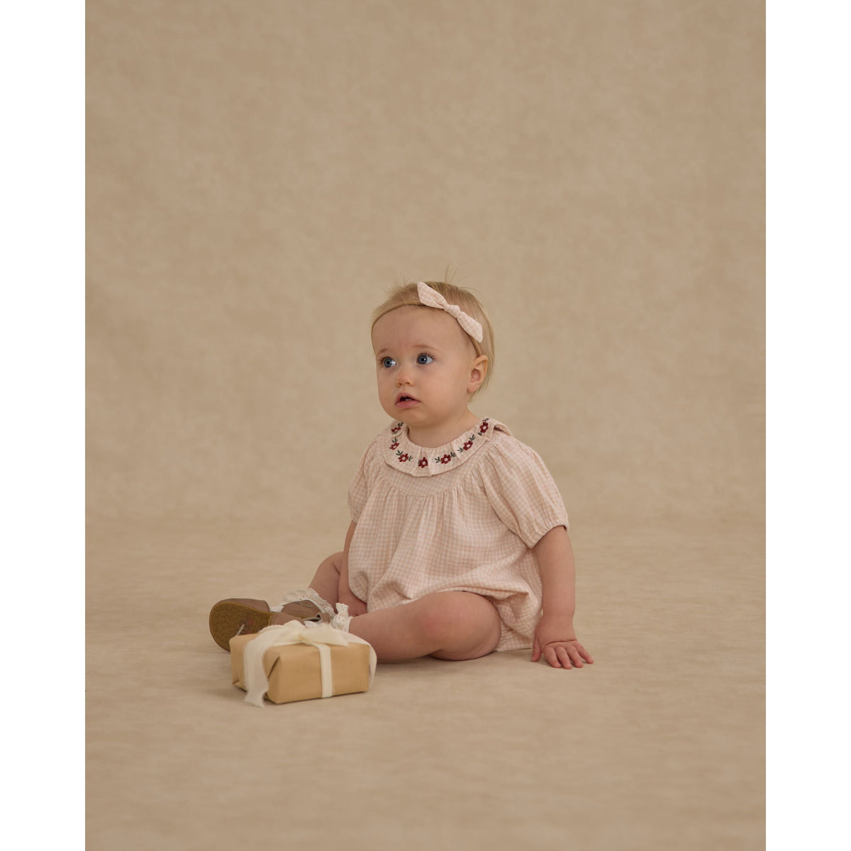 Lula Romper || Petal Gingham