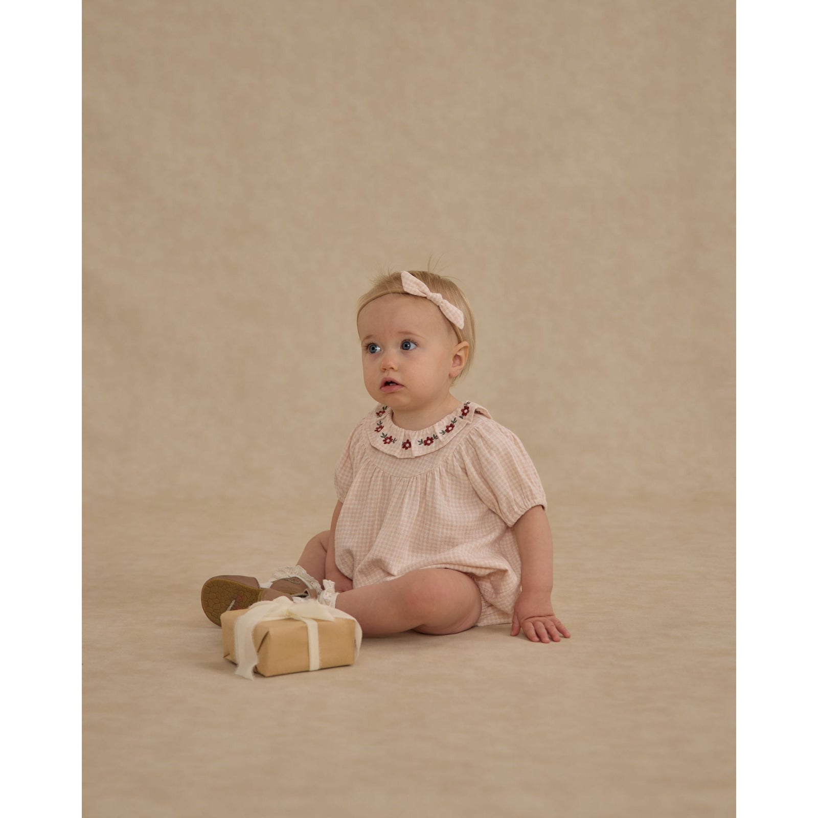 Lula Romper || Petal Gingham