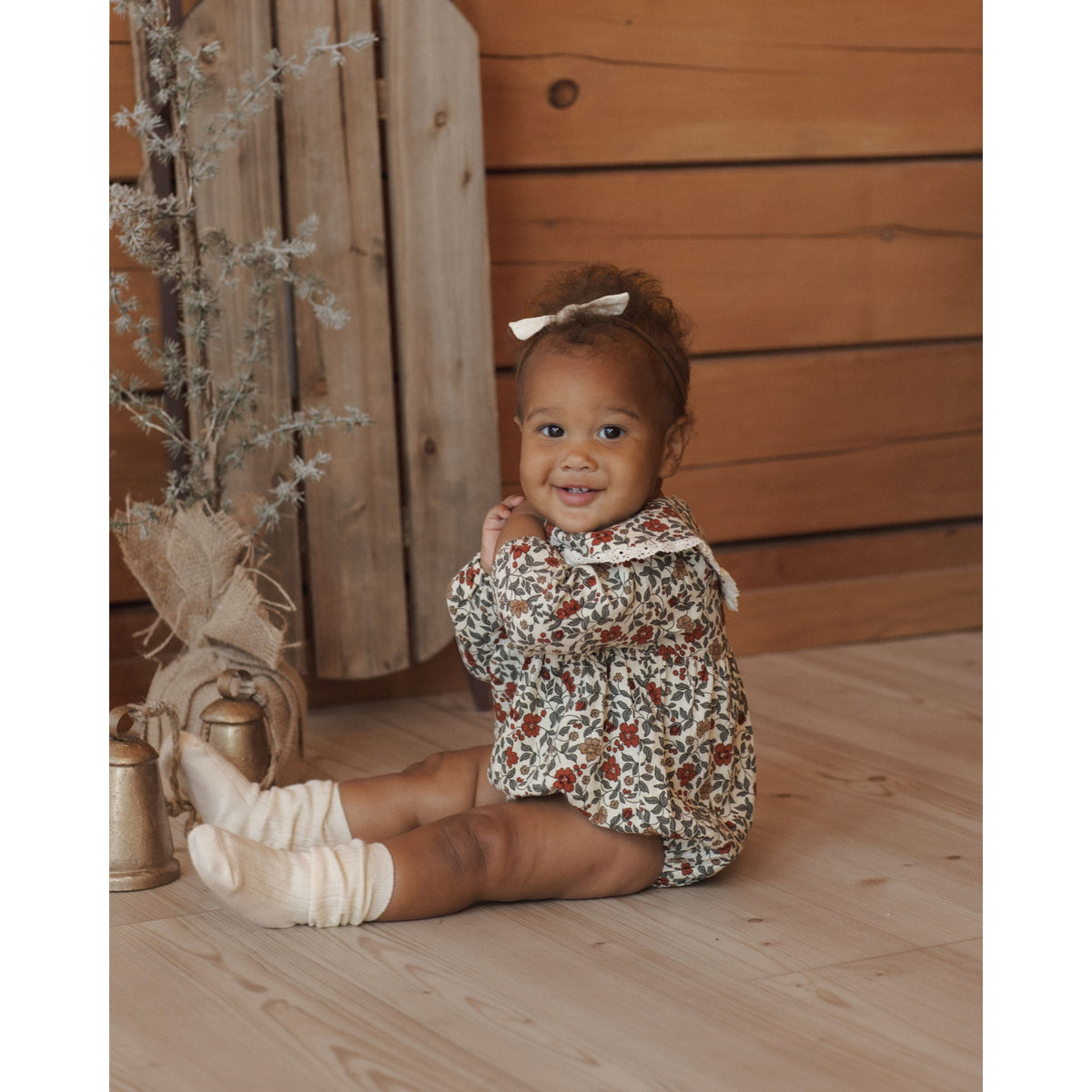 Fern Romper Holiday Floral