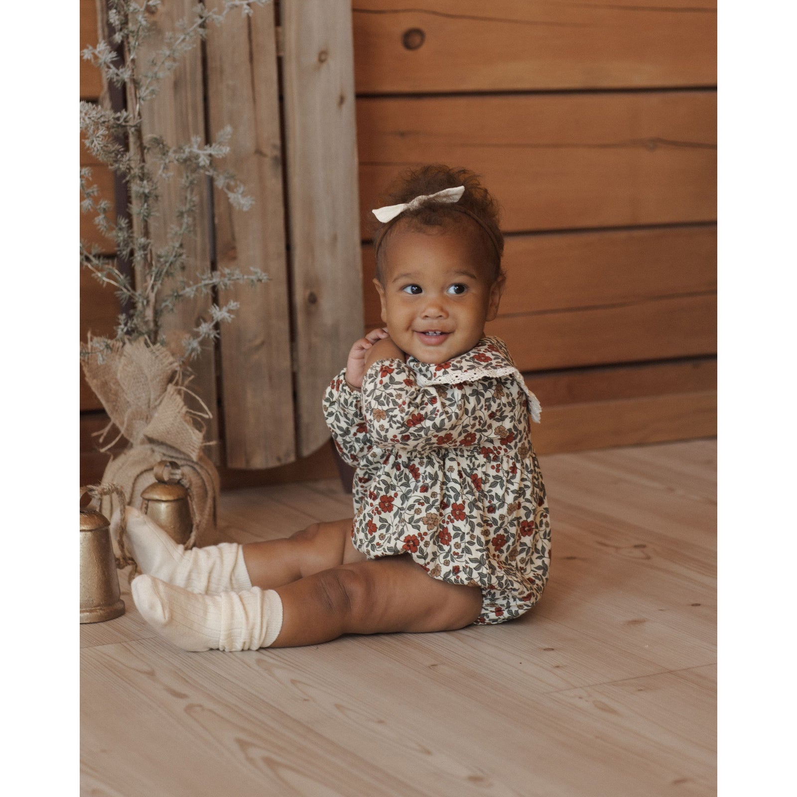 Fern Romper Holiday Floral