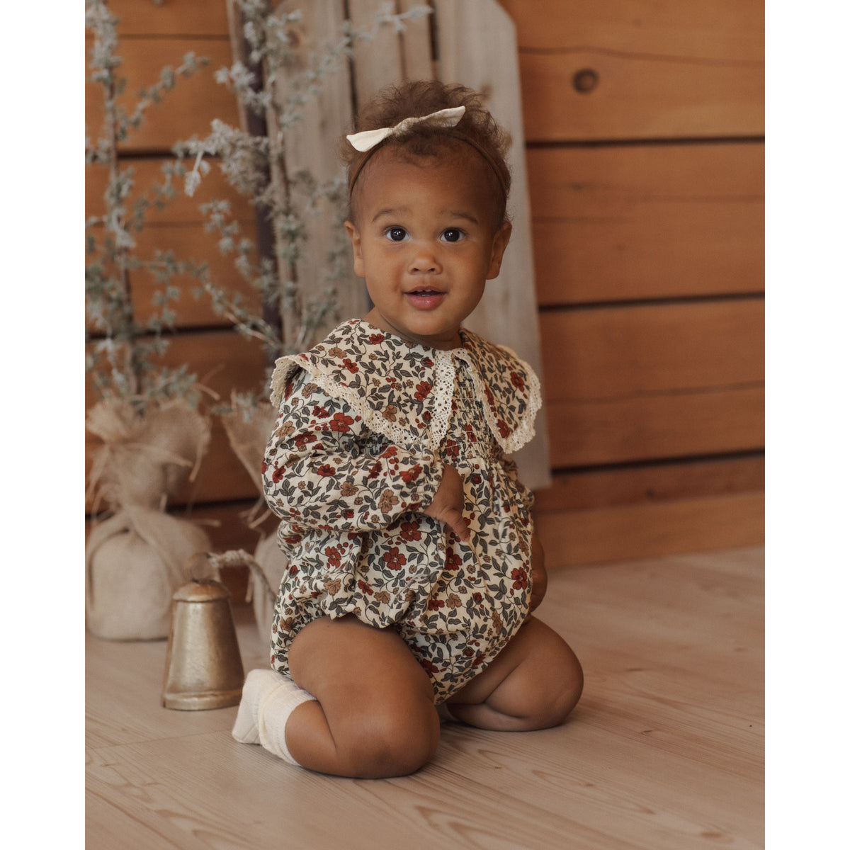 Fern Romper Holiday Floral