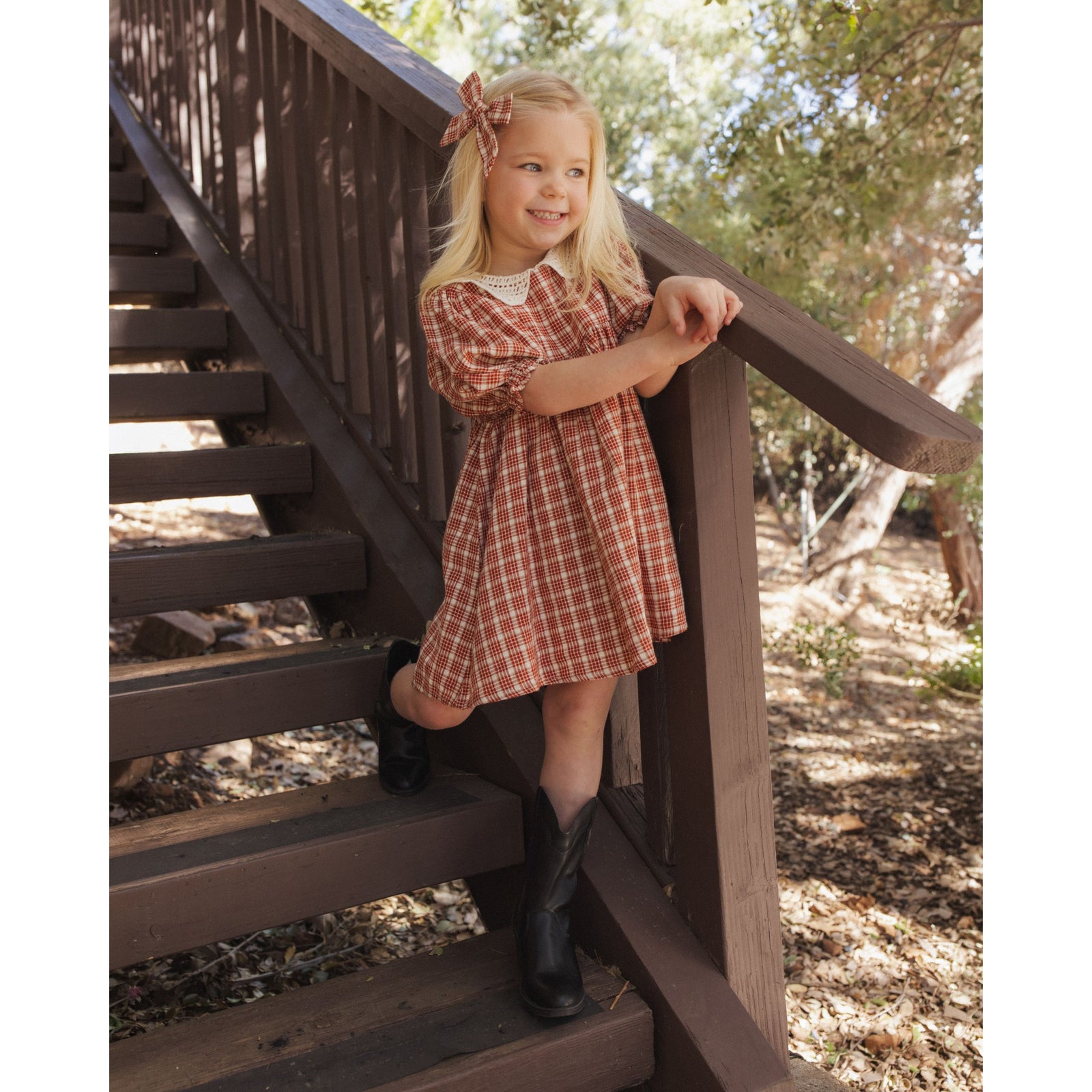 Heidi Dress Vintage Plaid
